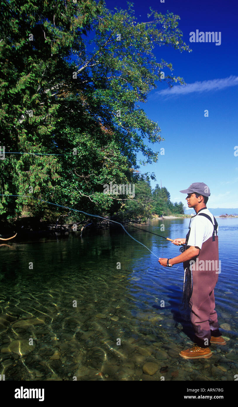 Oyster River, fly fishing, Vancouver Island, British Columbia