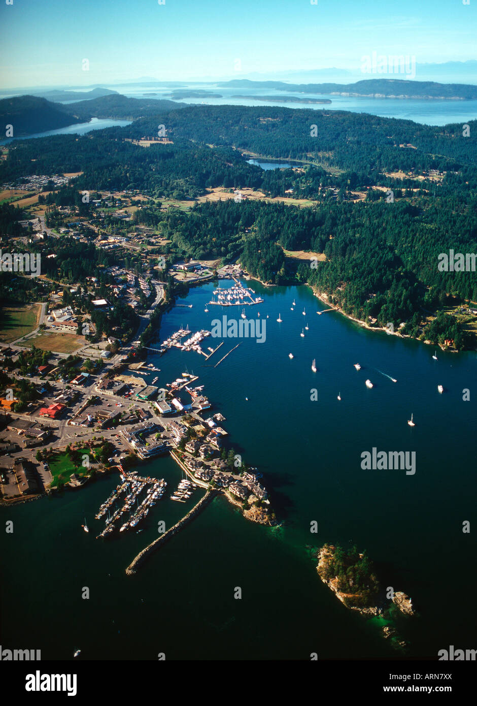 Salt Spring Island, Ganges Harbour, British Columbia, Canada Stock