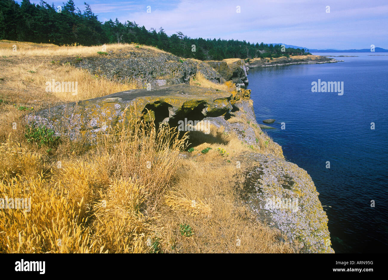Helliwell Park, Hornby Island, Gulf Islands in Strait, British