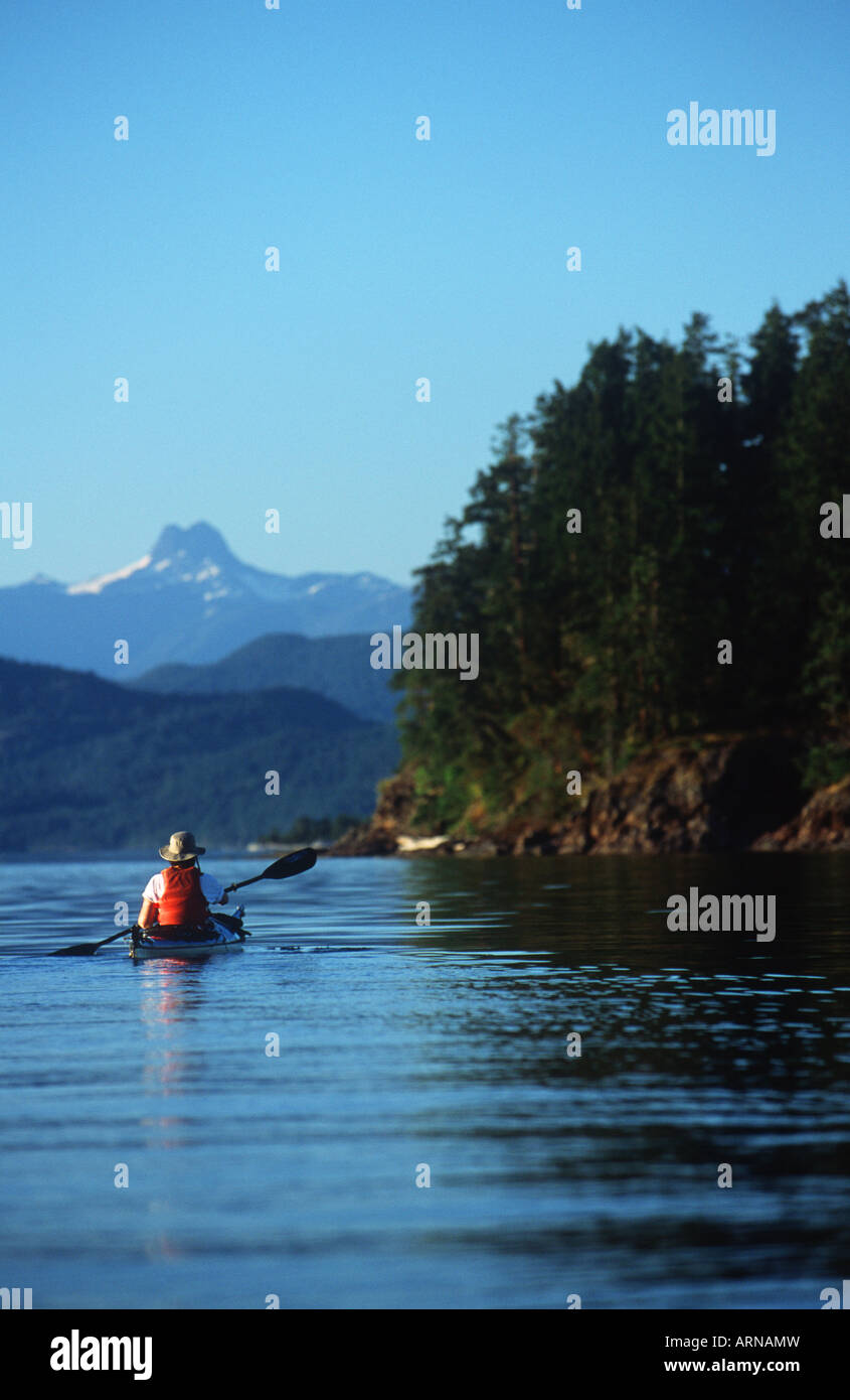 ocean kayaking from Rebecca Spit, Quadra Island, Breton Islands
