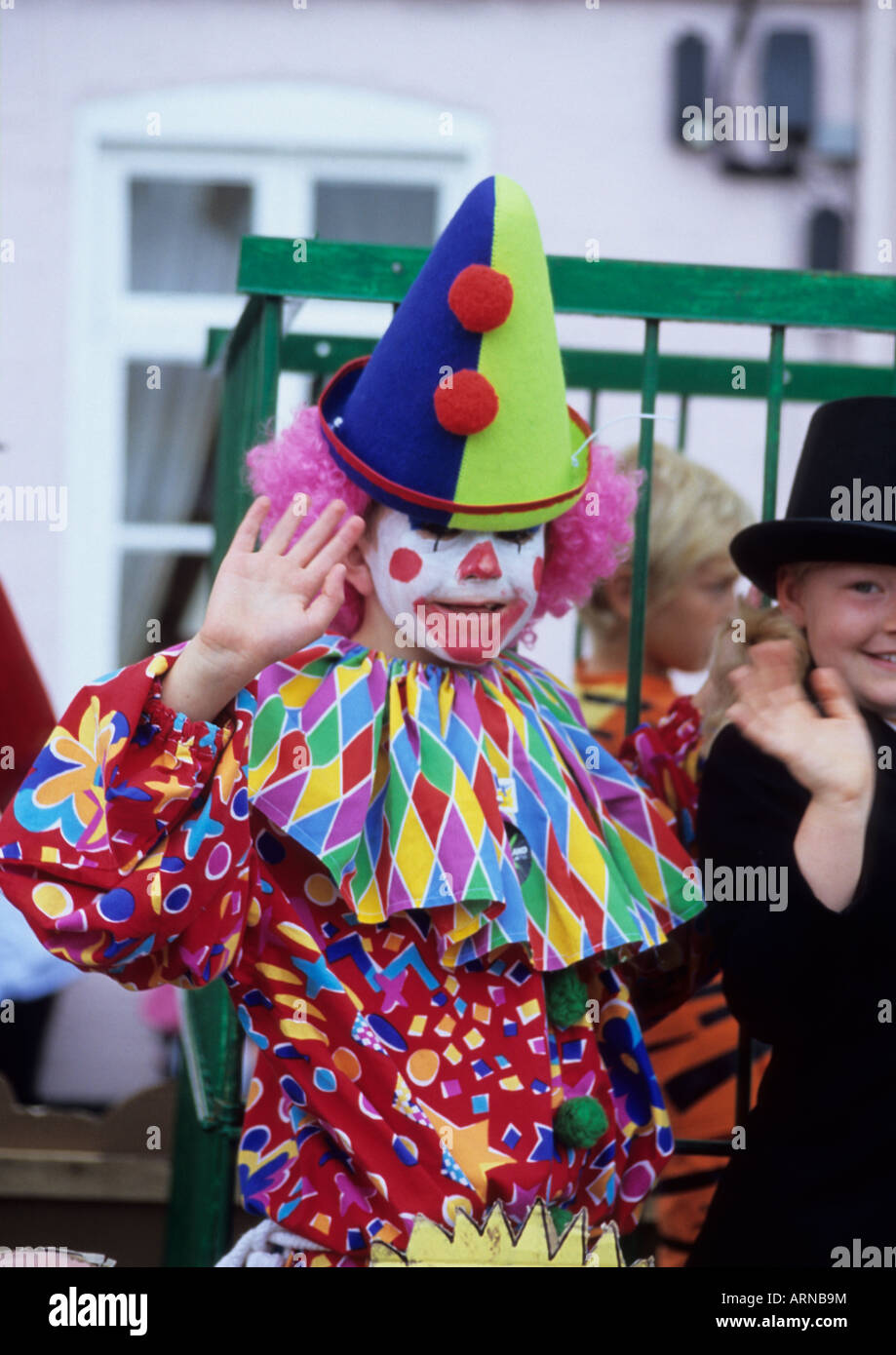 Clown Costume Rodeo Clown Kids Boys Girls Clothing Parade 