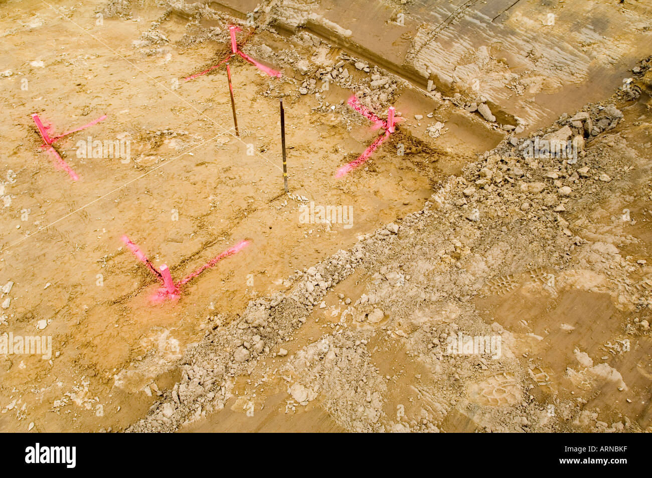 Construction site marking hires stock photography and images Alamy