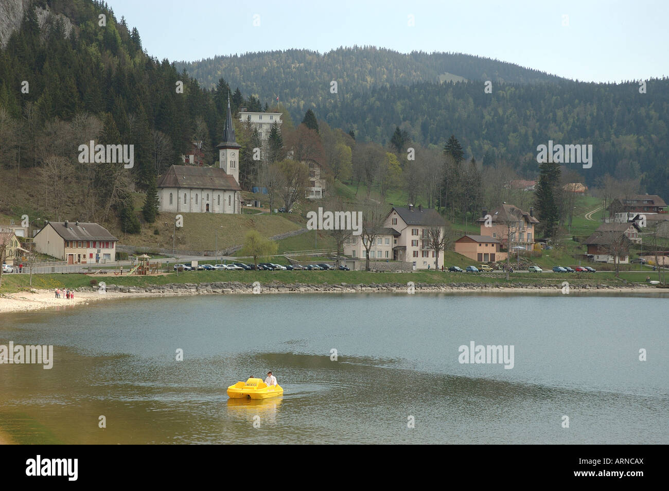 Lac De Joux, Valley de Joux, Vaud, Switzerland, Europe Stock Photo Alamy
