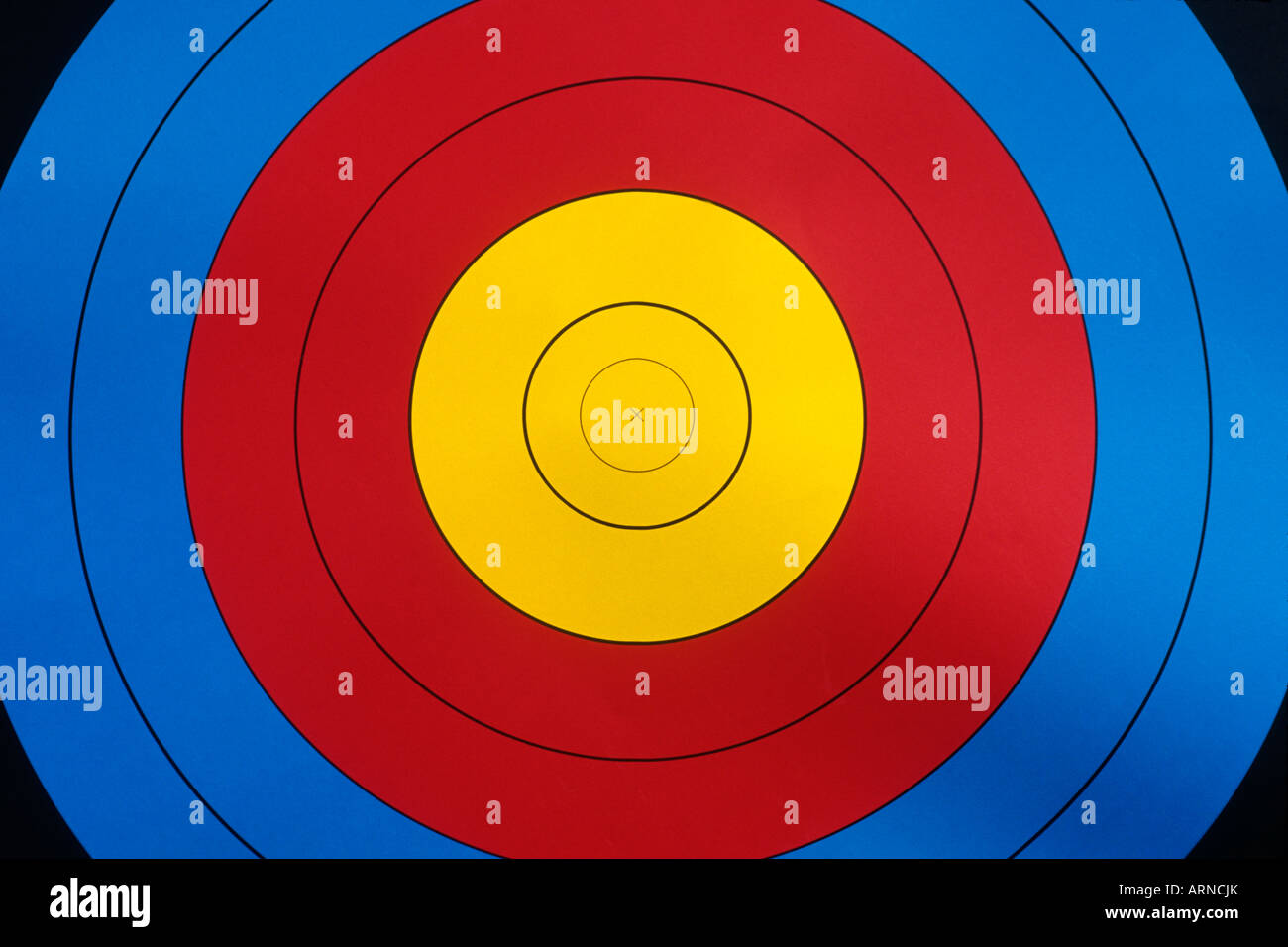 Archery target Stock Photo