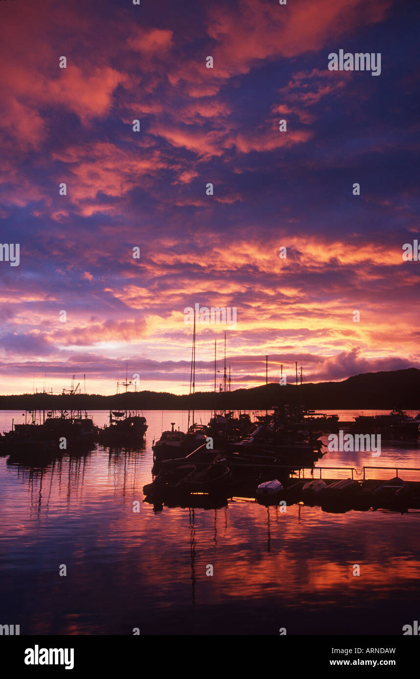 Prince rupert waterfront below cow bay at dusk hires stock photography and images Alamy