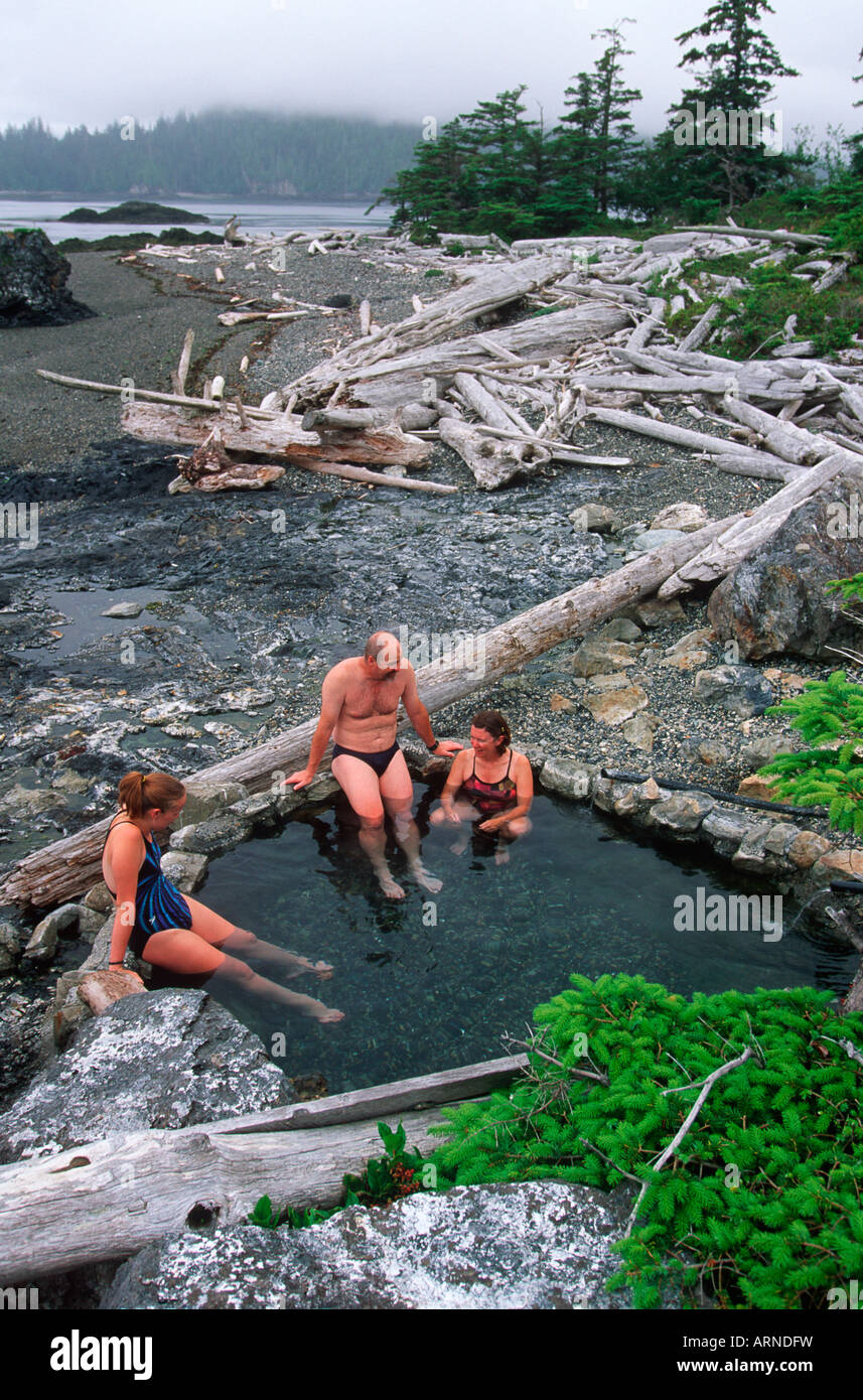 Queen Charlotte Islands, (Haida Gwaii), Hot Springs Island, visitors