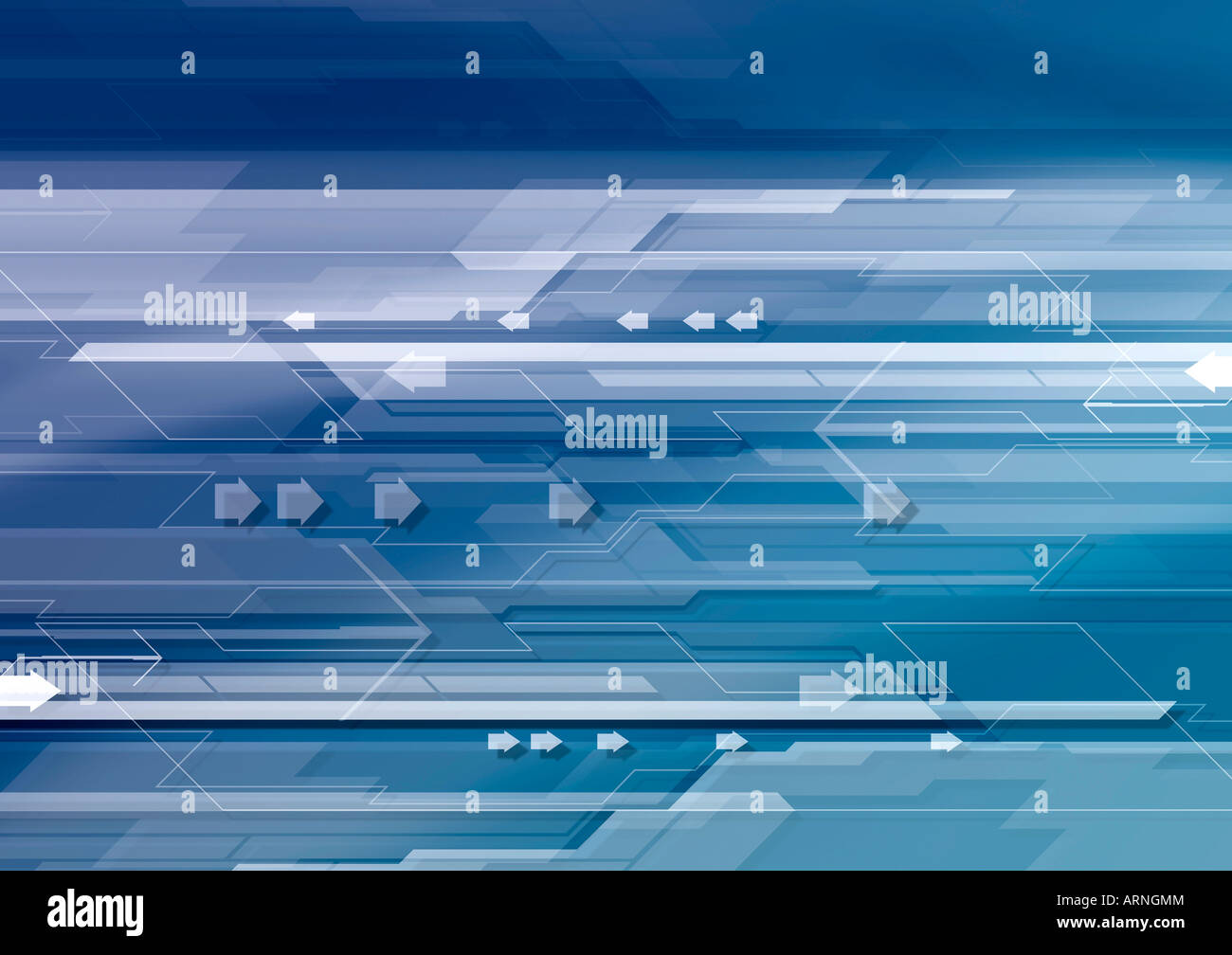 Computer background illustration with gradient Stock Photo