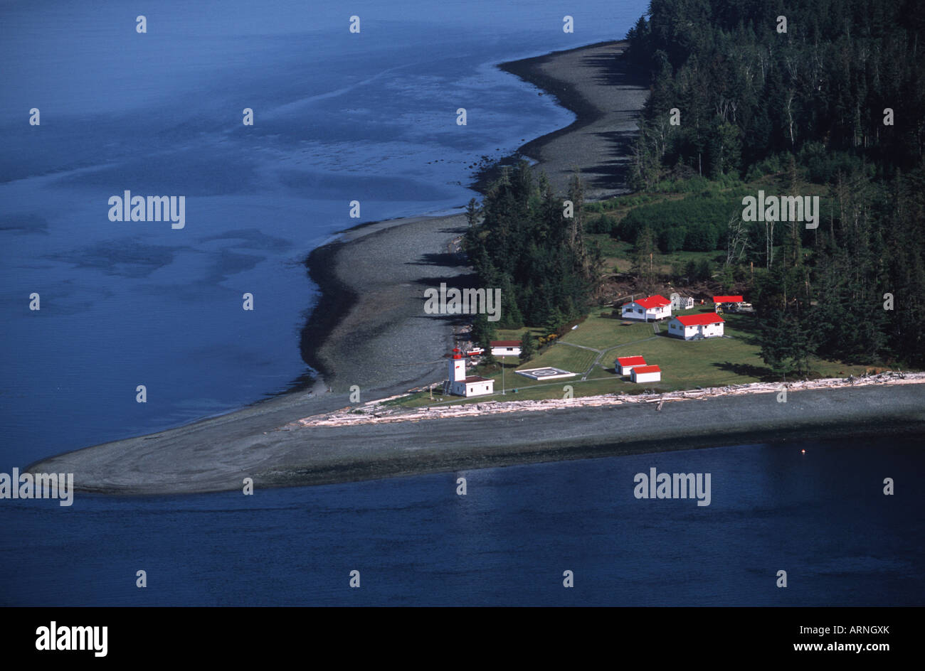 Malcolm Island, Pulteney Point light station, Vancouver Island, British