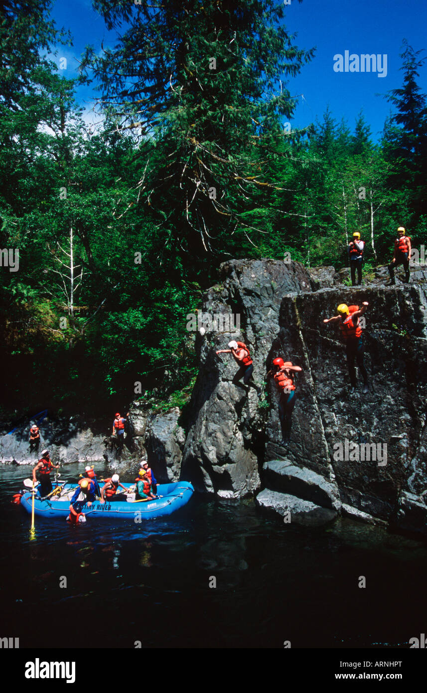 Nimpkish River Rafting Destiny River outfitters, Vancouver Island