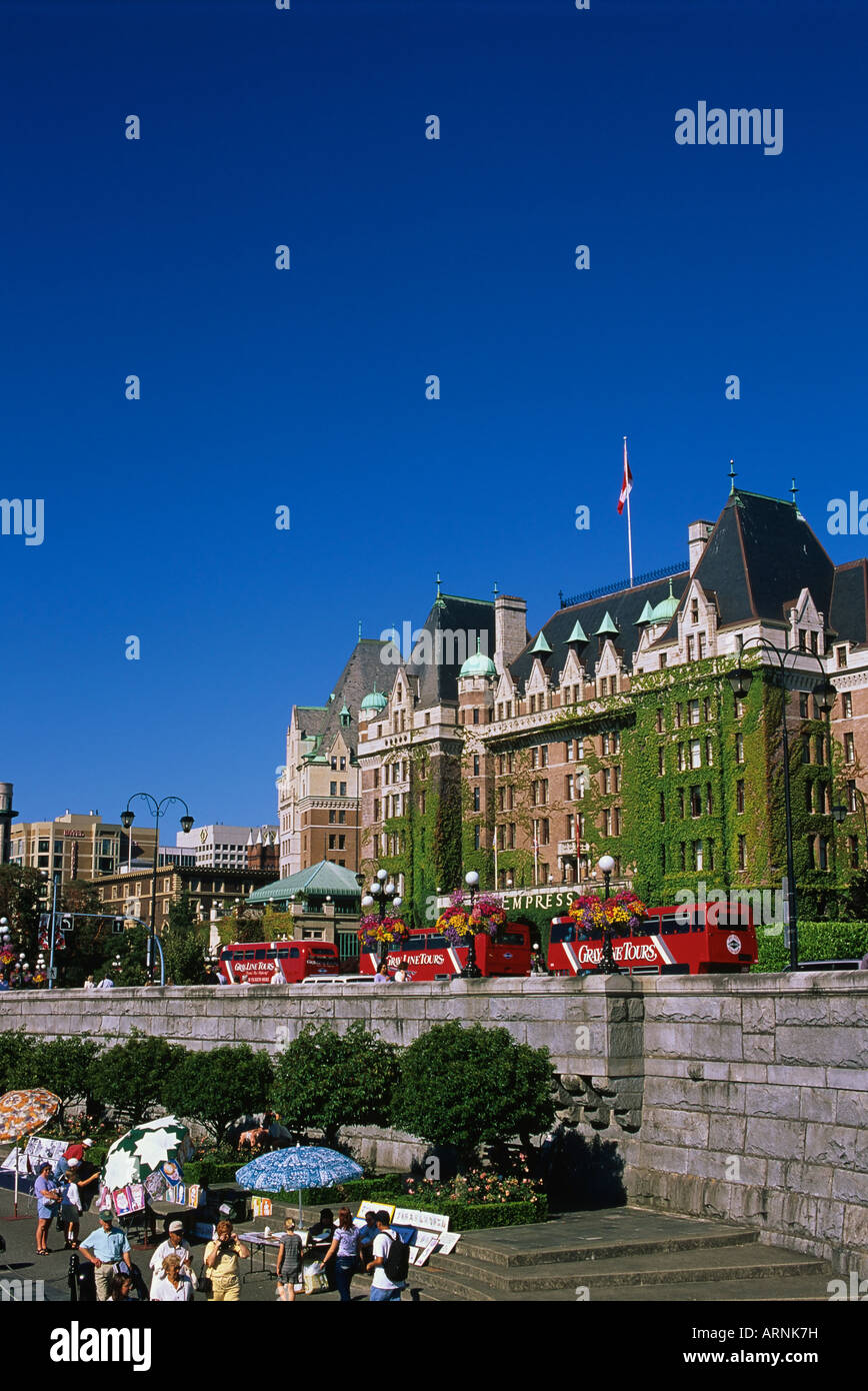 Canada british columbia victoria double decker hires stock photography