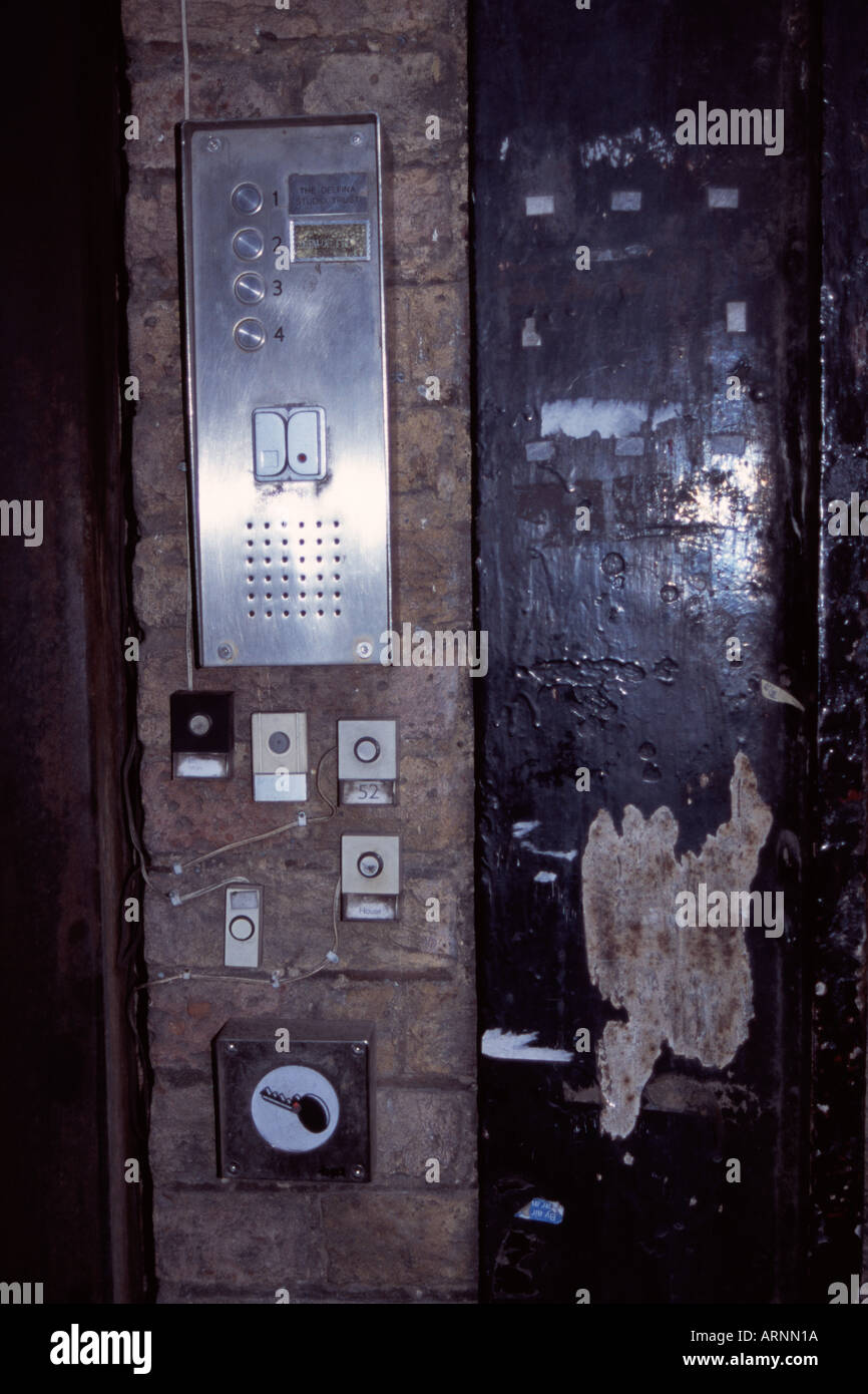 Entrance Phone Stock Photo