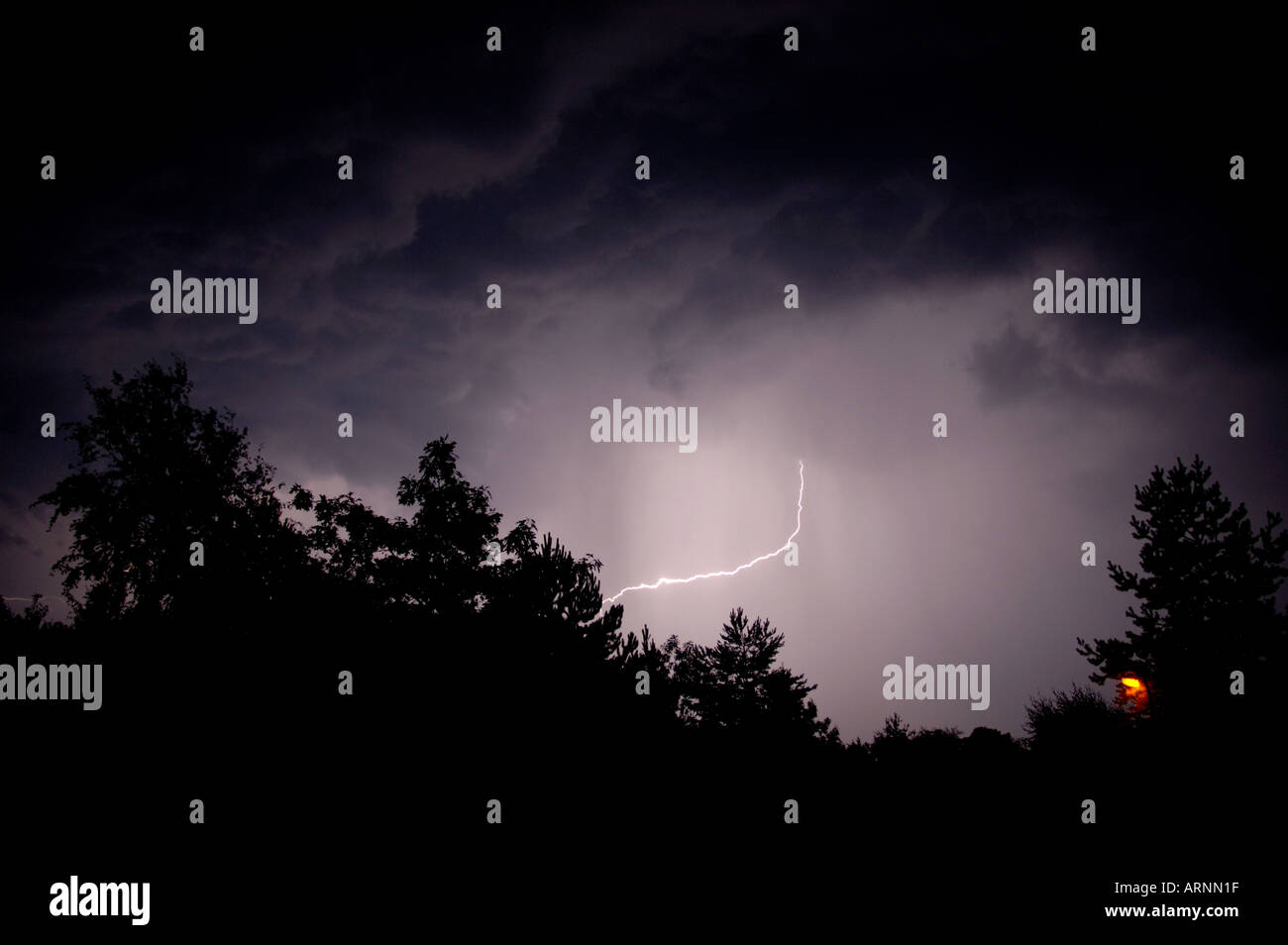 Dark Skies Stock Photo