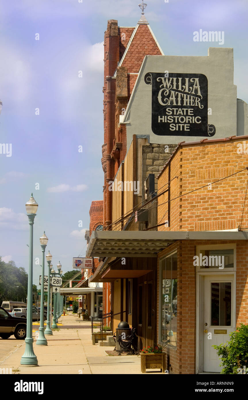 Willa Cather State Historic Site in Red Cloud Nebraska Stock Photo Alamy