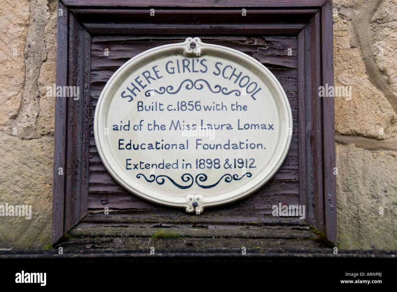Traditional school sign in the Surrey village of Shere Stock Photo Alamy