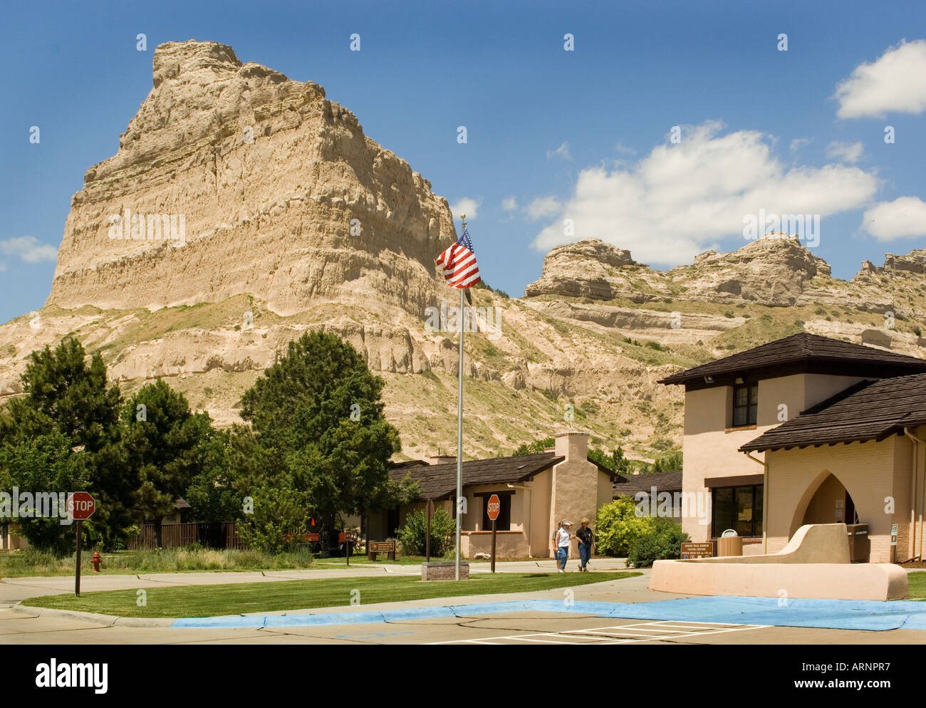 Scotts Bluff National Monument near to Scottsbluff Nebraska Stock Photo ...