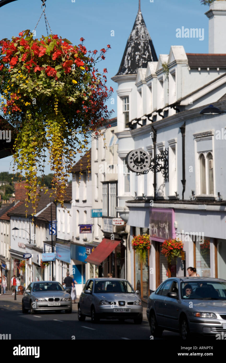 Shops High Street Chepstow Stock Photo Alamy