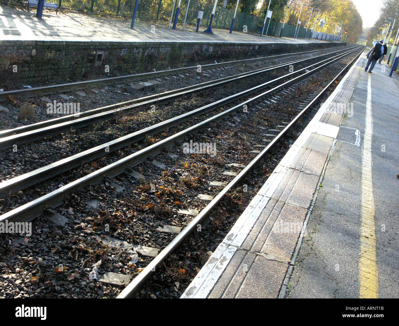 Ladywell Station Lewisham London SE4 on a Autumn morning Stock Photo