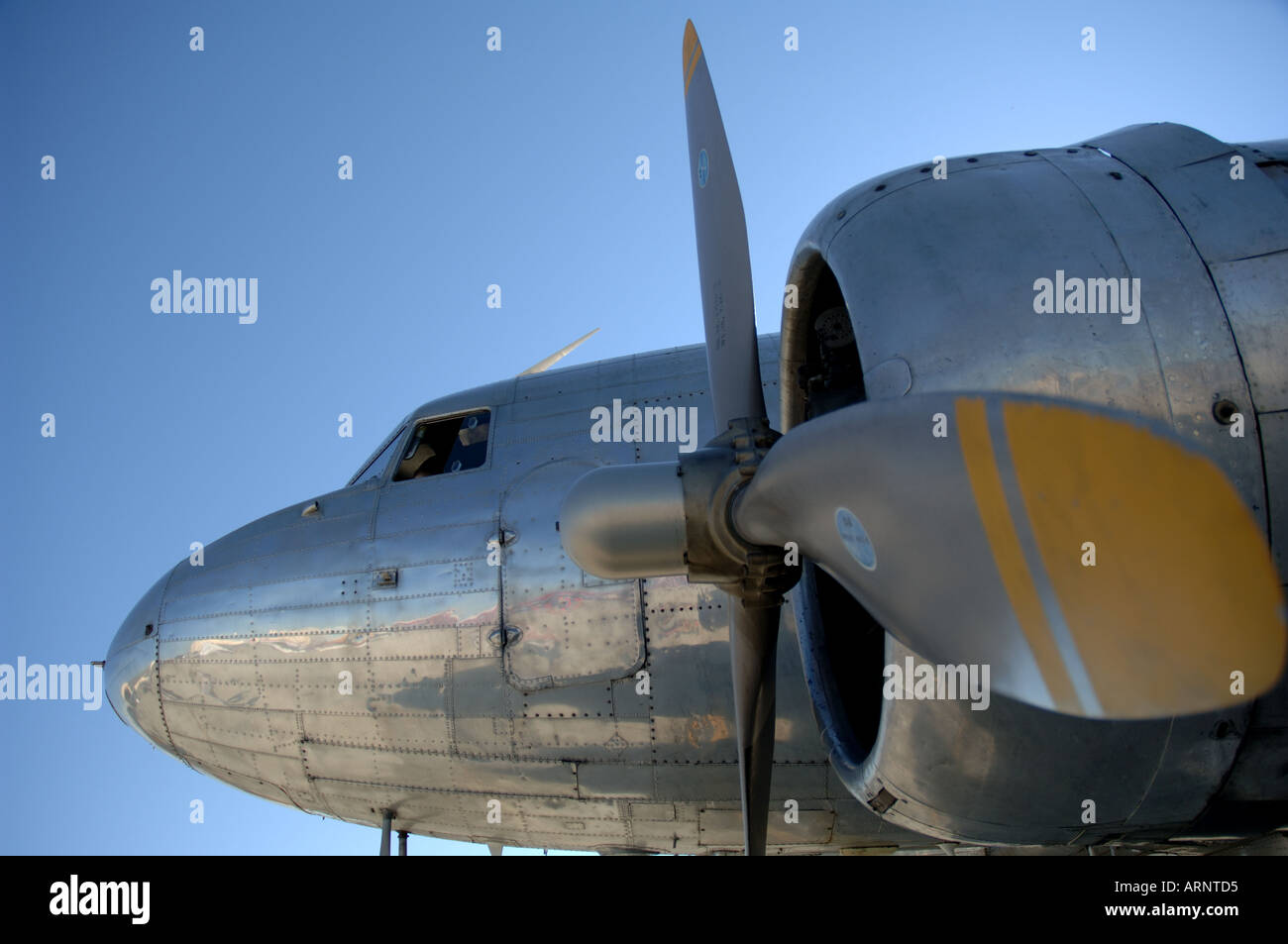 World War Two cargo plane exhibited at Edwards Air Force Base Open ...