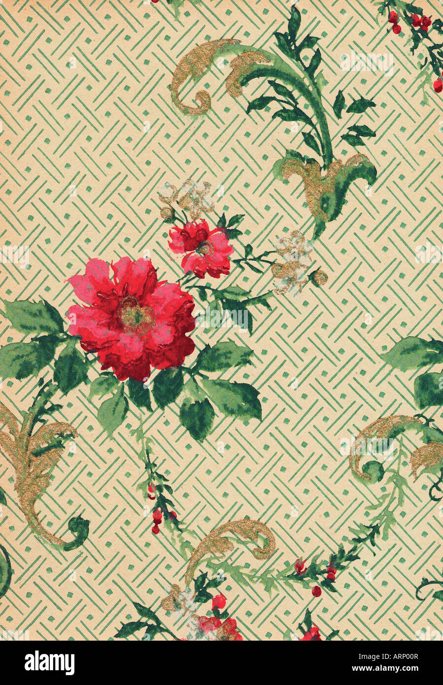 Edwardian wallpaper hires stock photography and images  Alamy