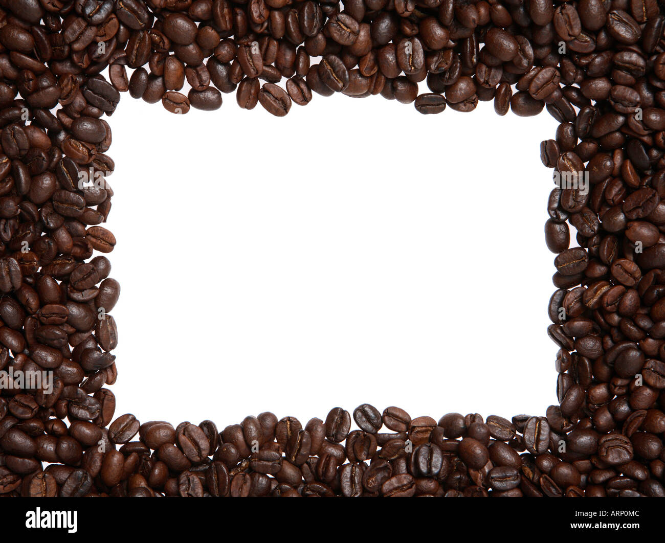 Coffee Bean Frame Stock Photo
