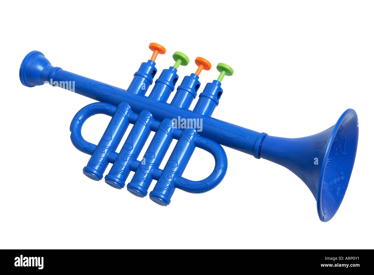 Toy Trumpet Stock Photo - Alamy