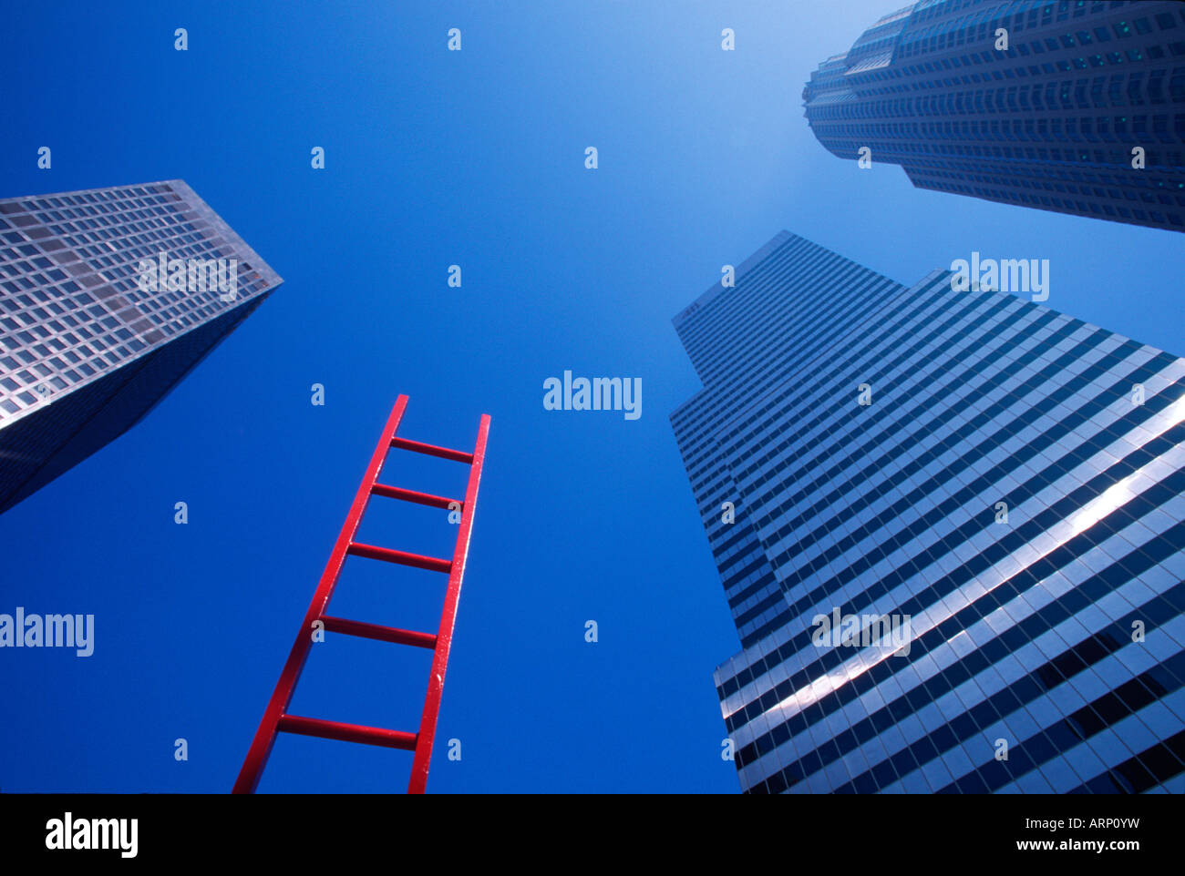 Red ladder rising among hires stock photography and images Alamy