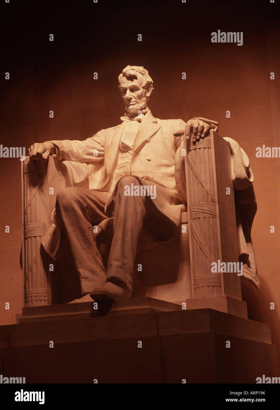 USA, Washington, DC, Lincoln Monument Stock Photo