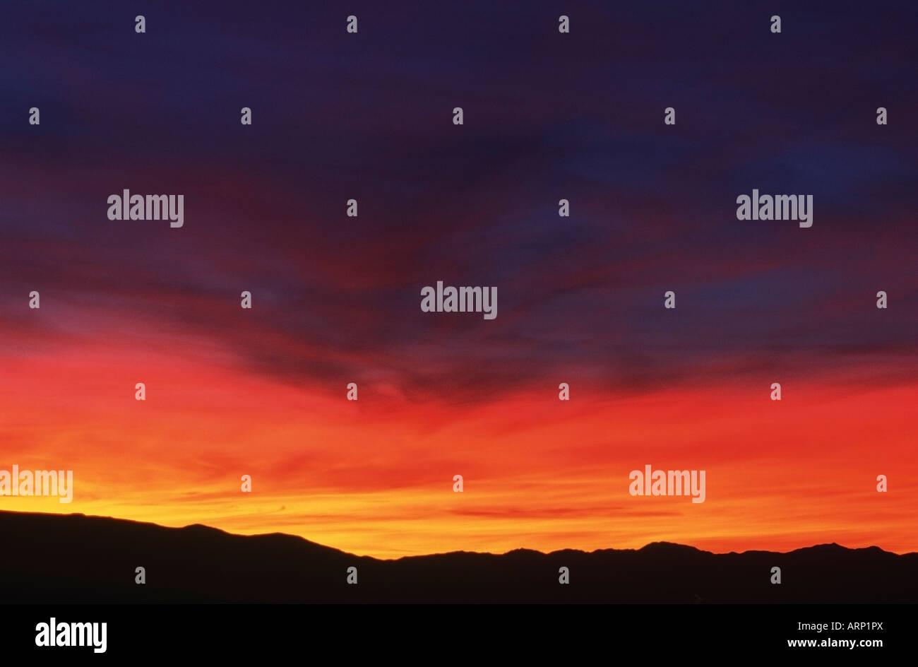 USA, California, Owens Valley sunrise Stock Photo