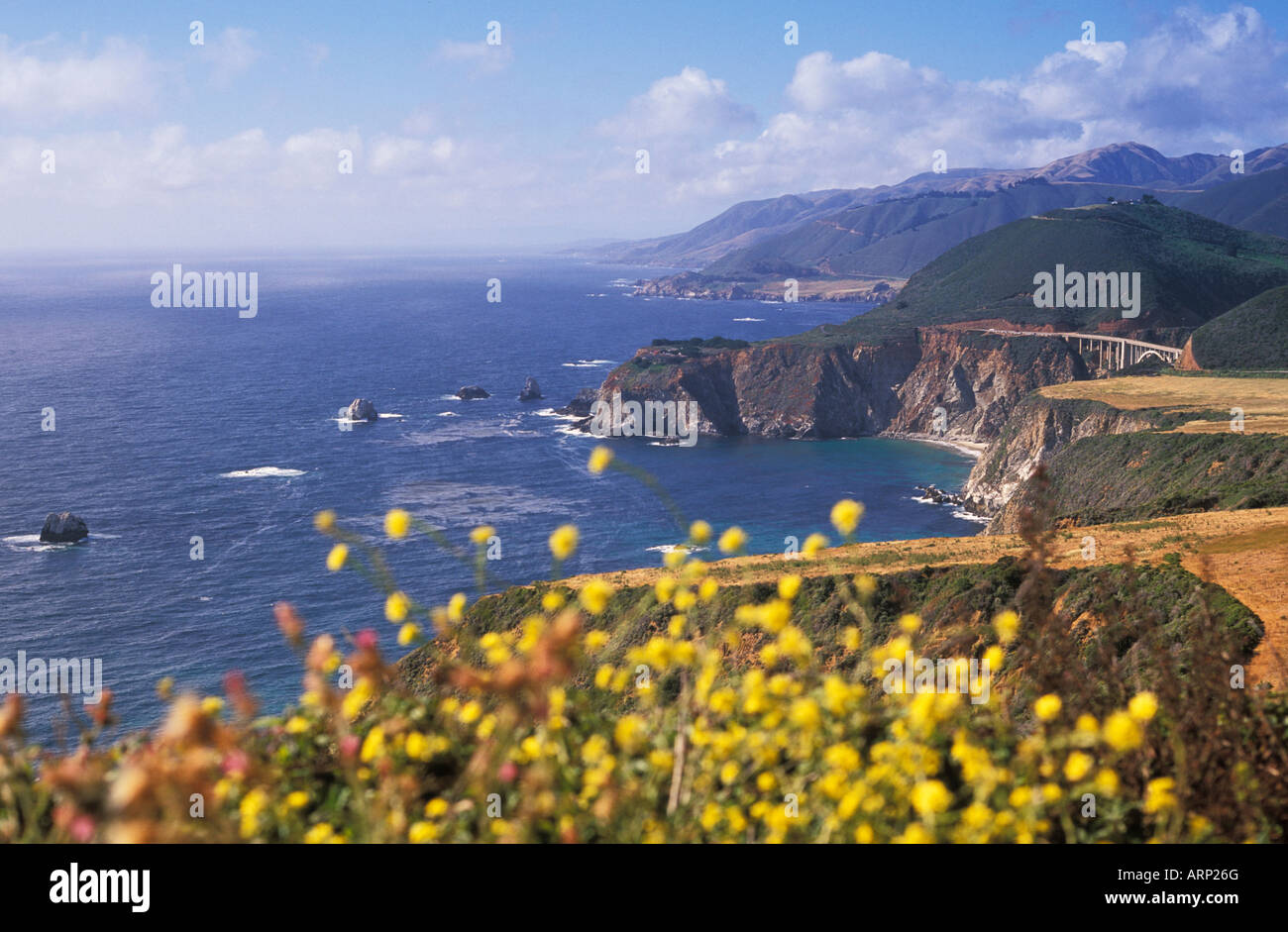 USA, California, coastline near Big Sur Stock Photo - Alamy