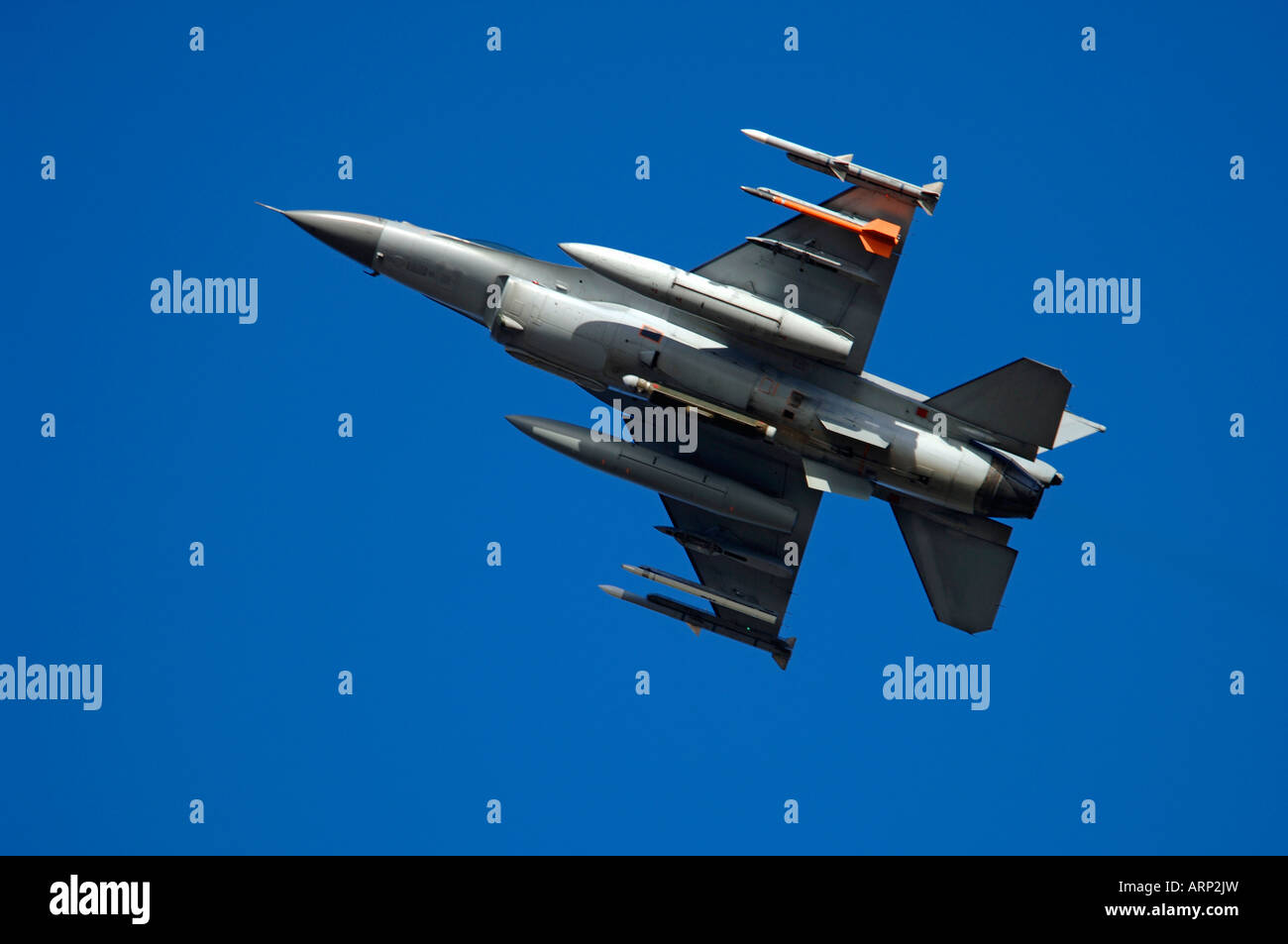 General Dynamics F-16 Fighting Falcon Stock Photo