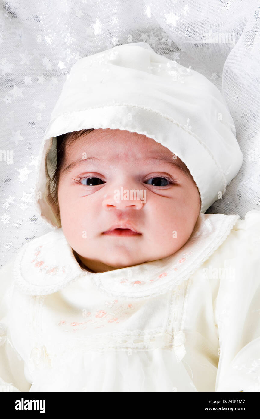 Closeup Portrait Cute Arabic Newborn Stock Photos Closeup Portrait