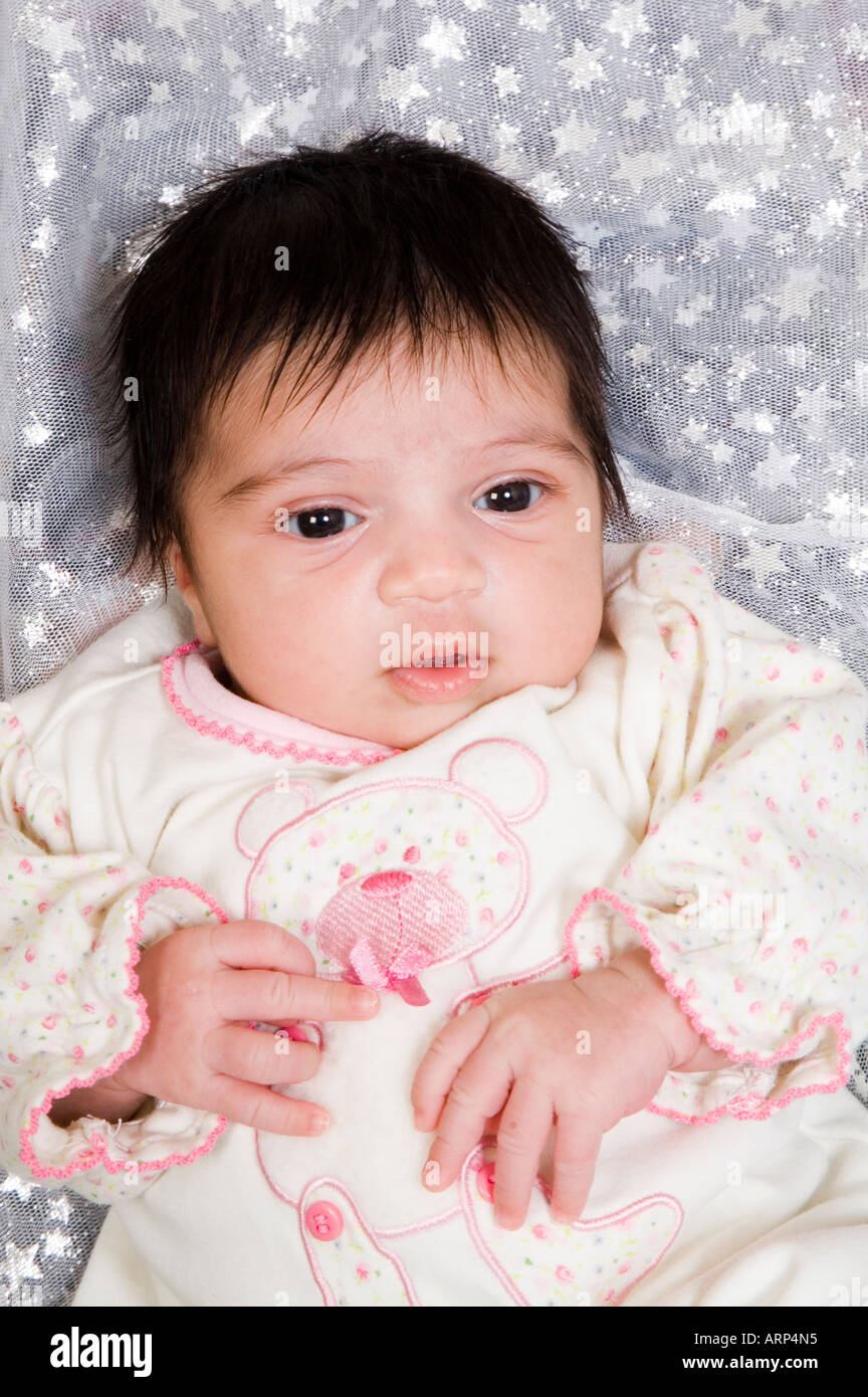 Newborn baby girl Stock Photo - Alamy