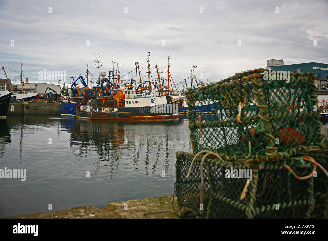 The Scottish White Fishing Fleet, Fraserbrough Stock Photo Alamy