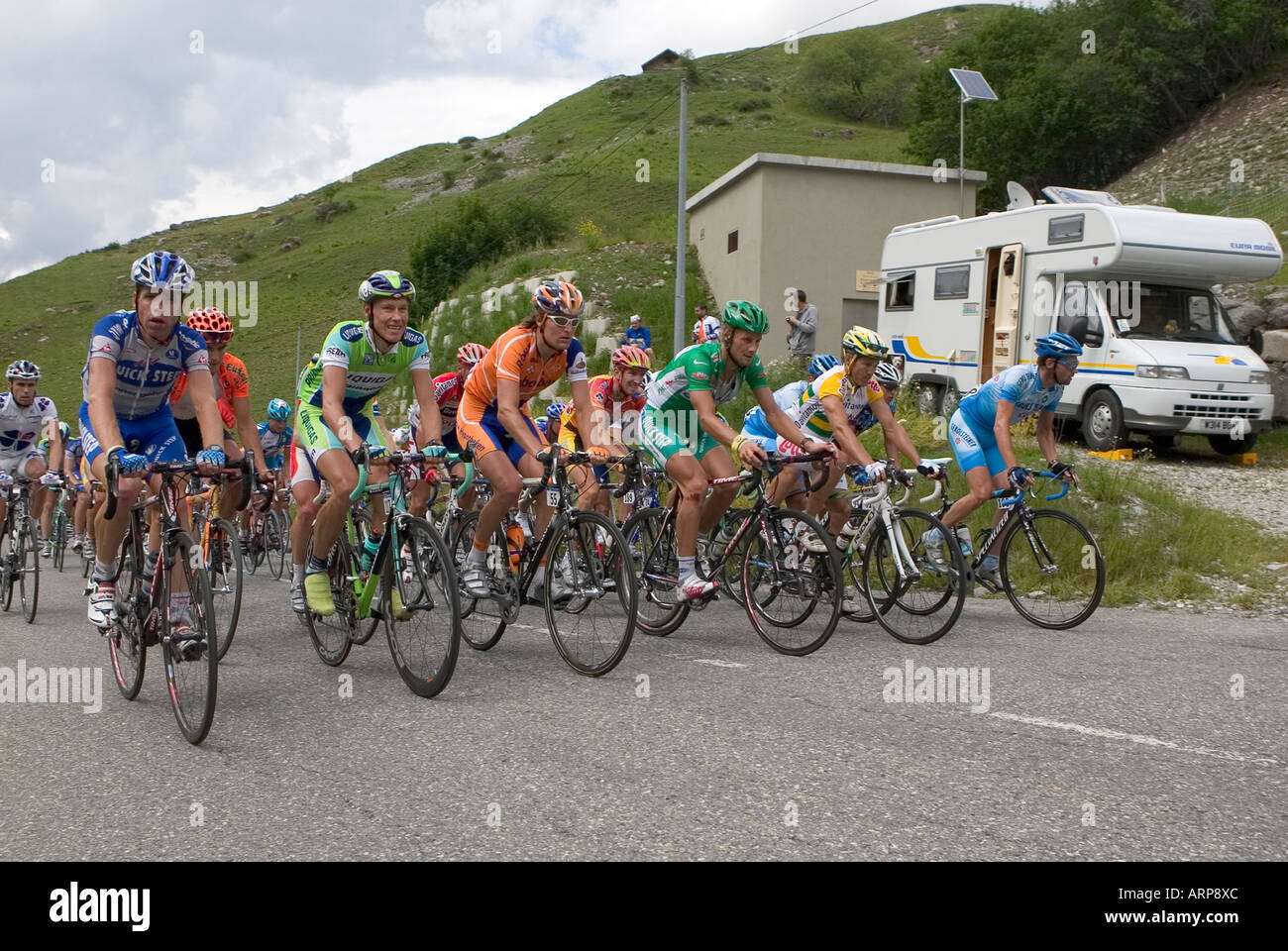 Tour de france 2005 mountain stage hires stock photography and images