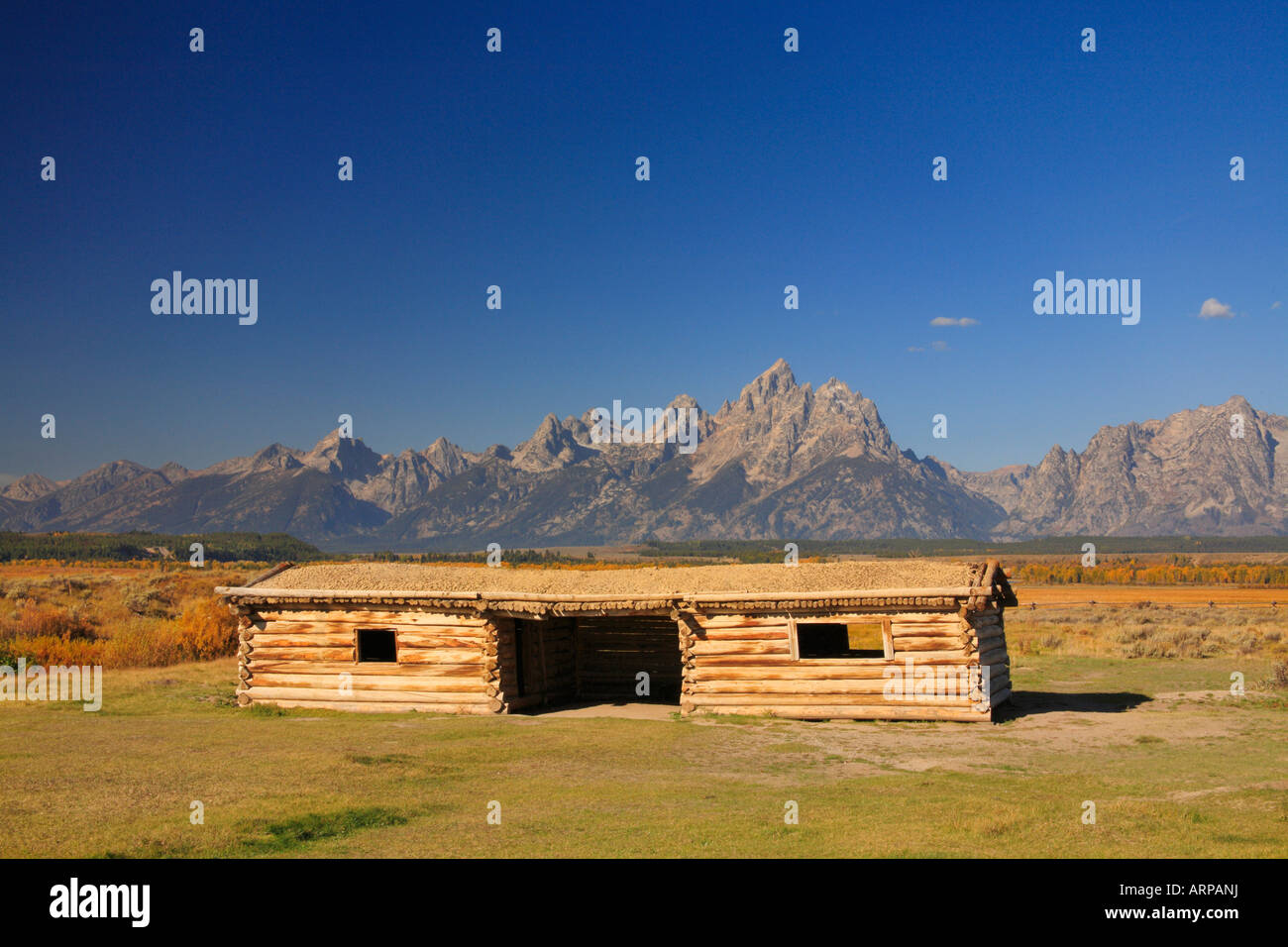 Cunningham Ranch, Grand Teton National Park, Wyoming, USA Stock Photo