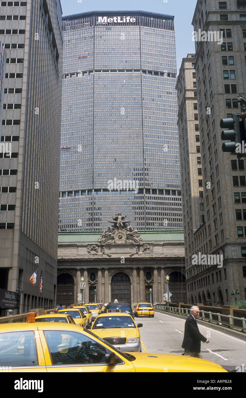 Grand Central Station And Met Life Building New York City NYC USA Stock Photo