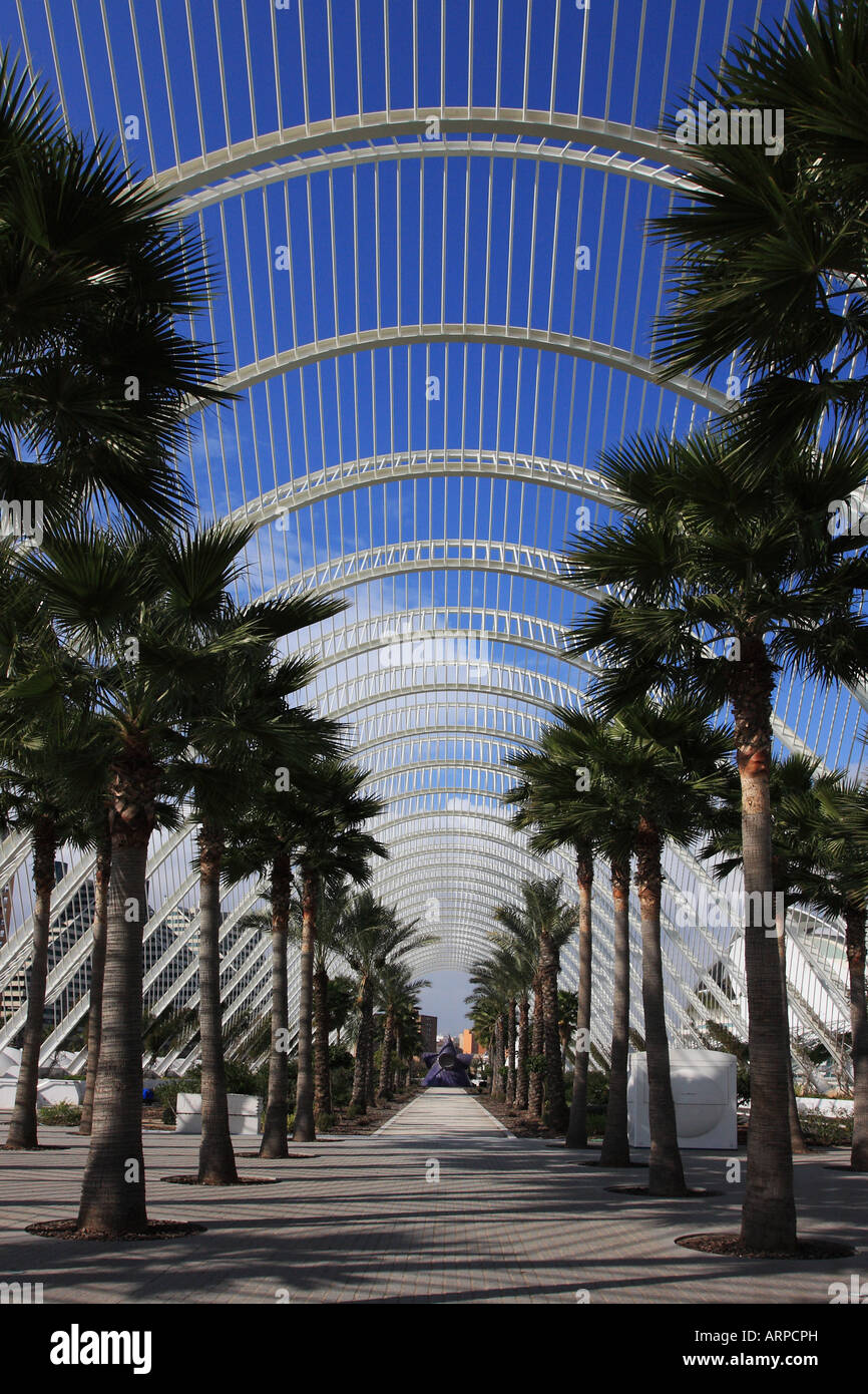 Las Umbracle City of Arts and Sciences Valencia Spain Stock Photo - Alamy