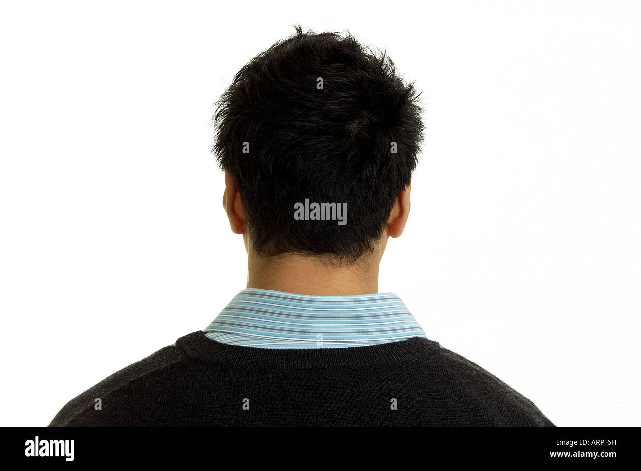 Back Of Man S Head Stock Photo Alamy