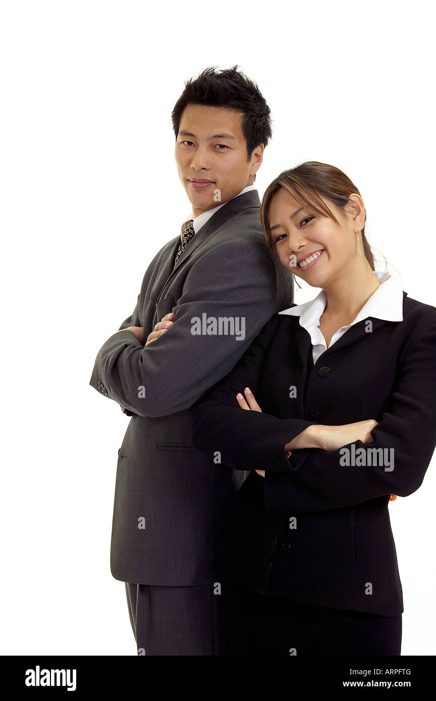 Business Couple Portrait Stock Photo - Alamy