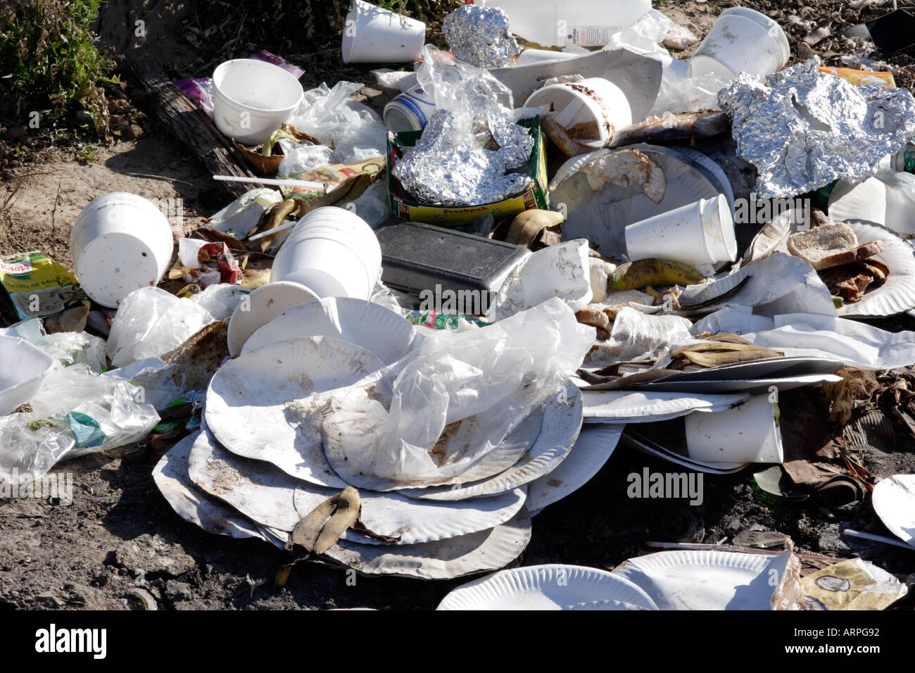 Rubbish trash pile Stock Photo Alamy