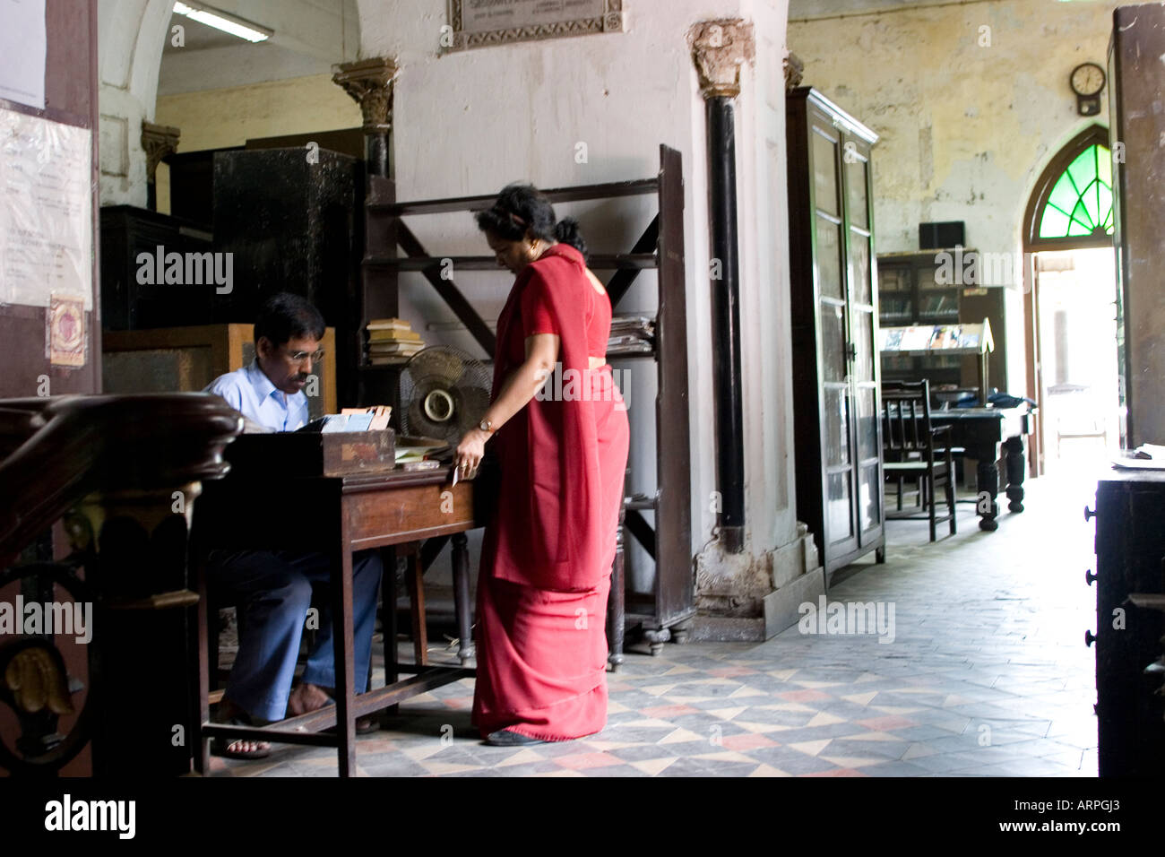 Mumbai, Bombay, India, Asia. David Sassoon Library Stock Photo