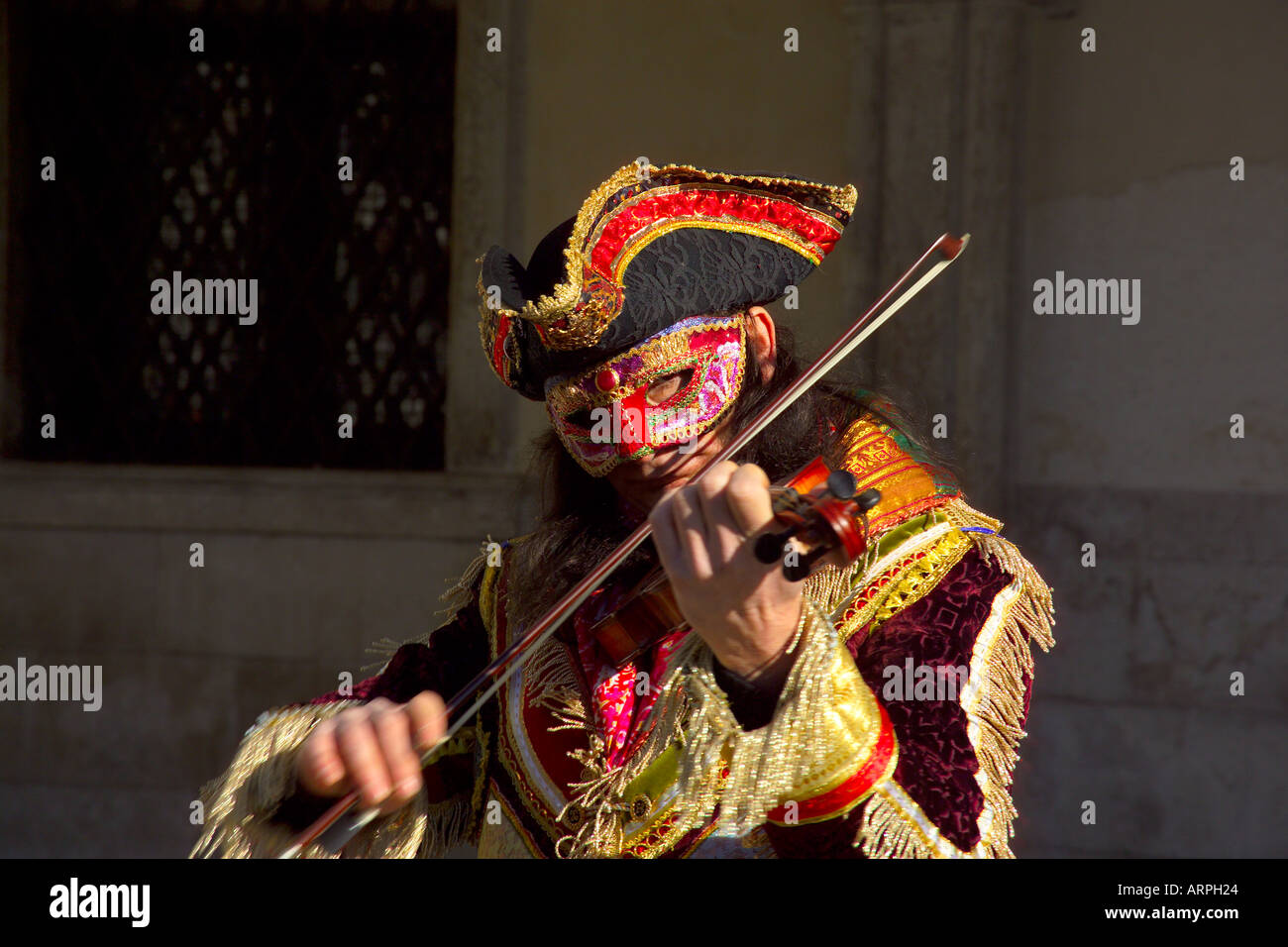 Traditional venice carnival costume hi-res stock photography and images ...