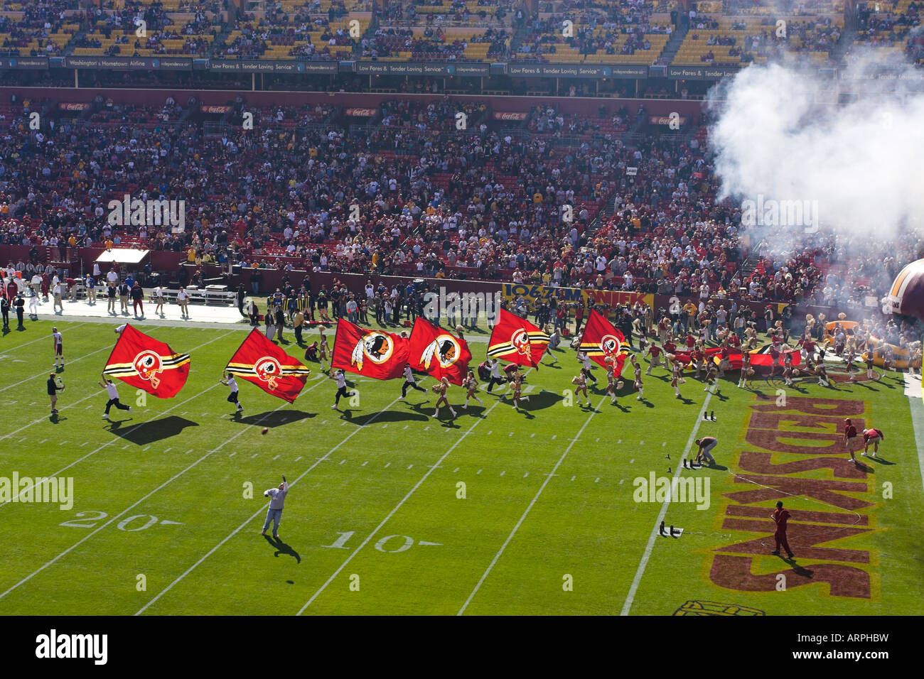 Opening washington redskins game Stock Photo Alamy