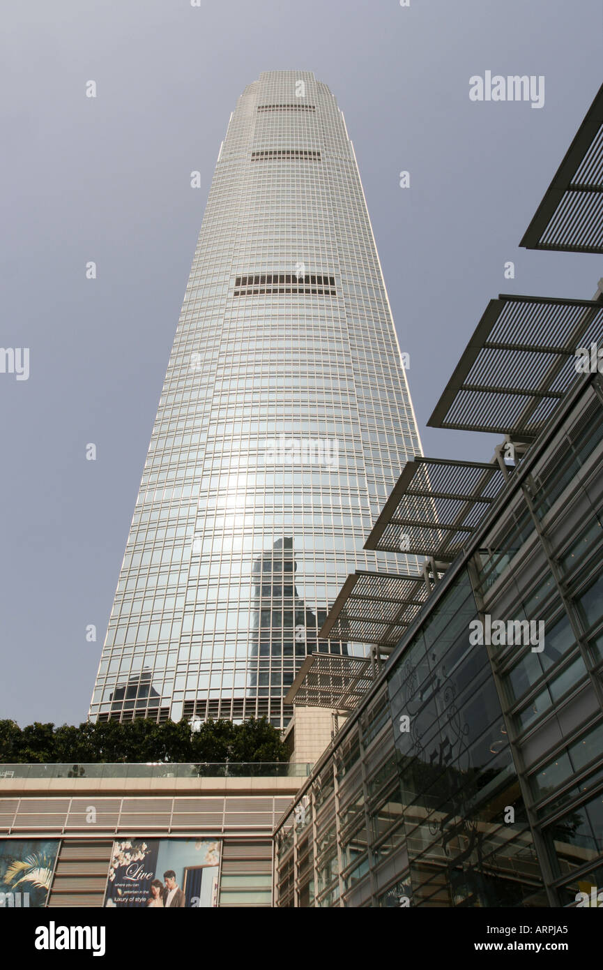 IFC2 skyscraper on Hong Kong island Stock Photo