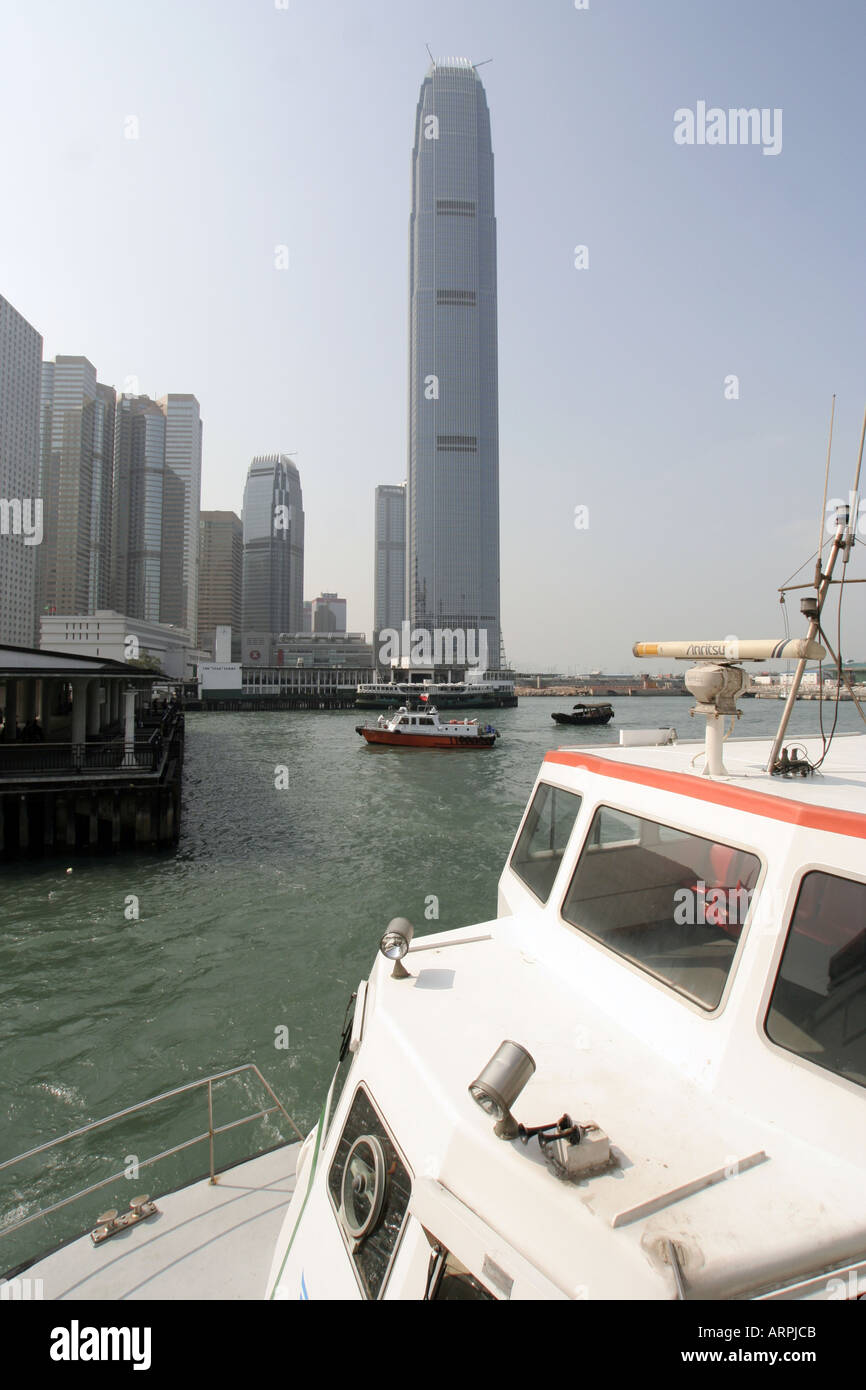IFC2 tower in Hong Kong Stock Photo