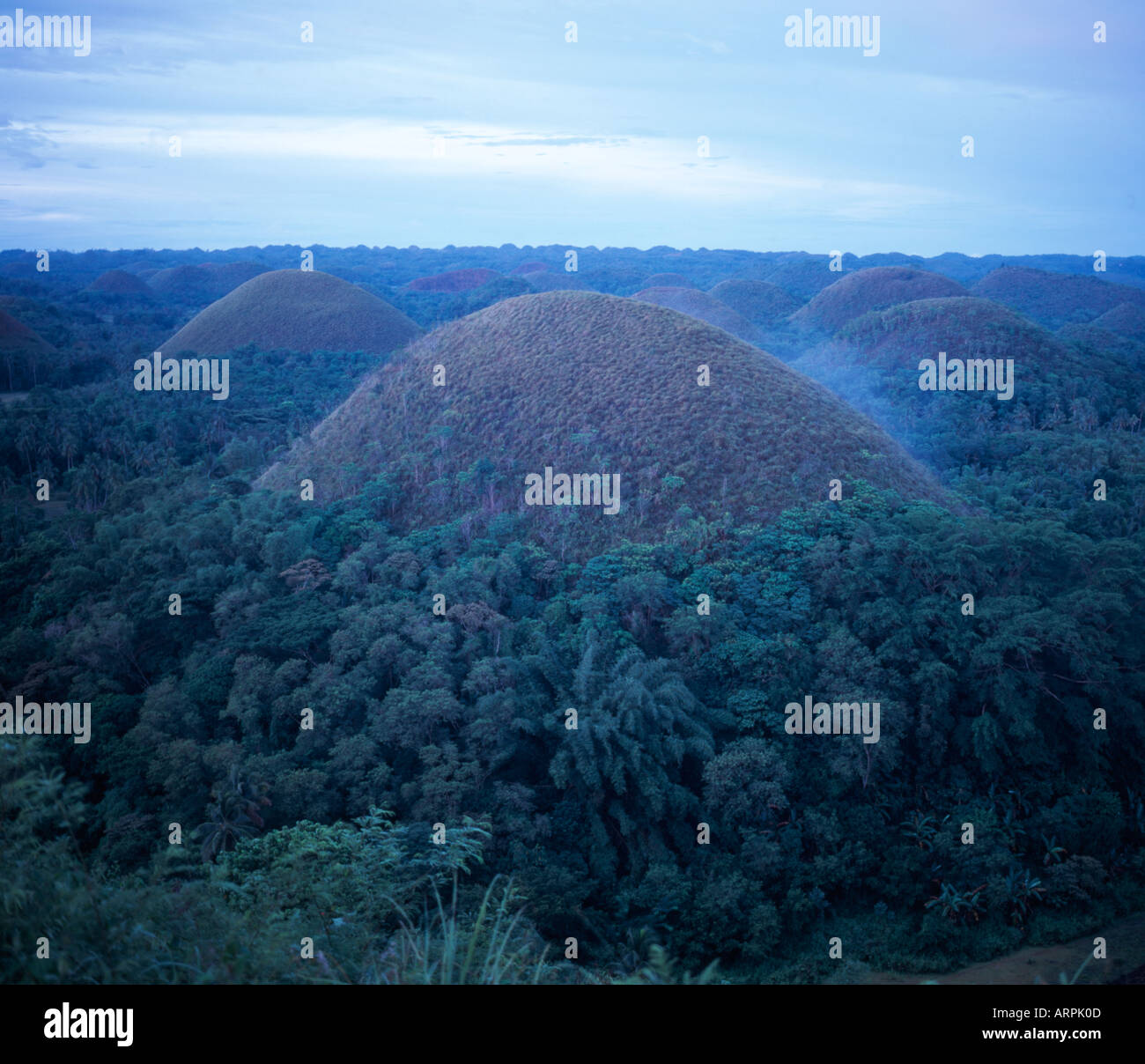 The Chocolate Hills Bohol Island Philippines Stock Photo Alamy
