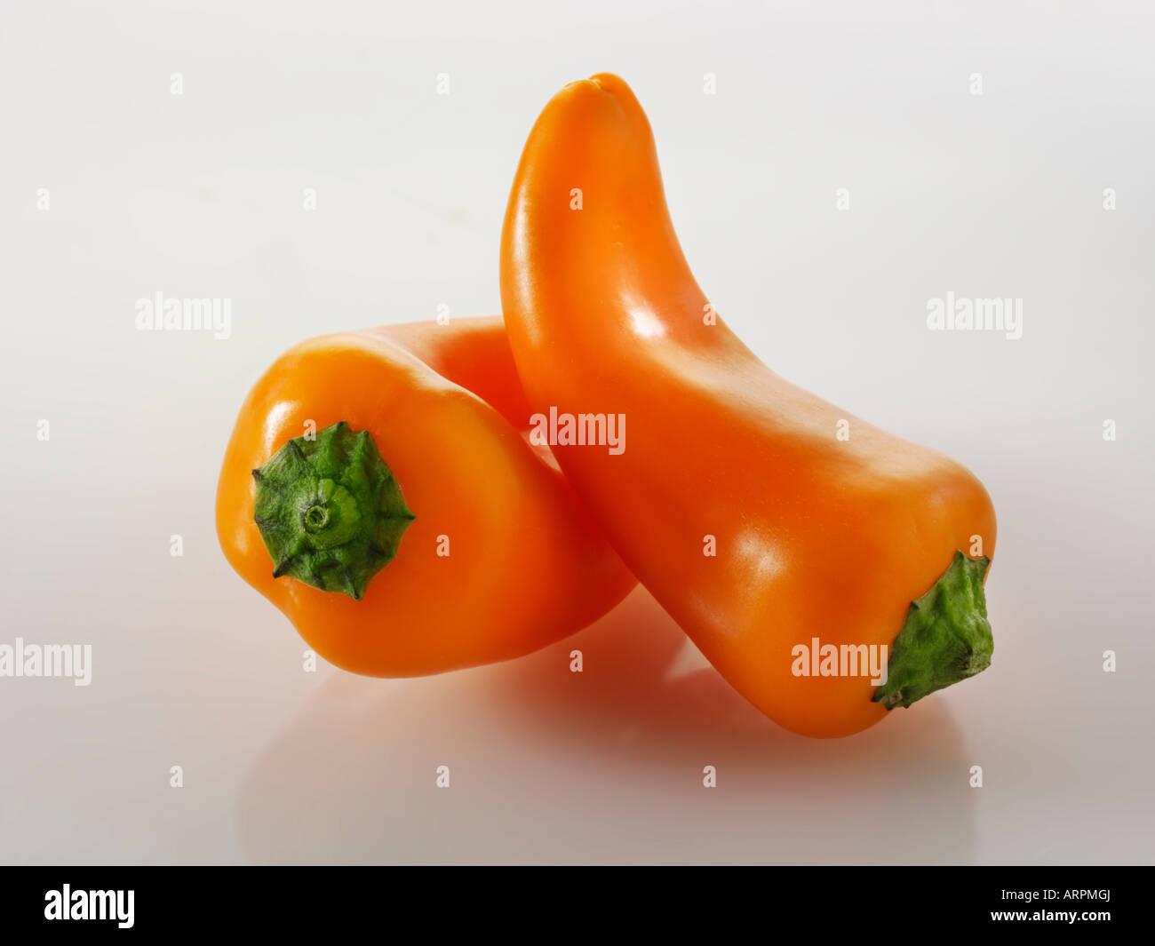 Sweet bite baby peppers Stock Photo