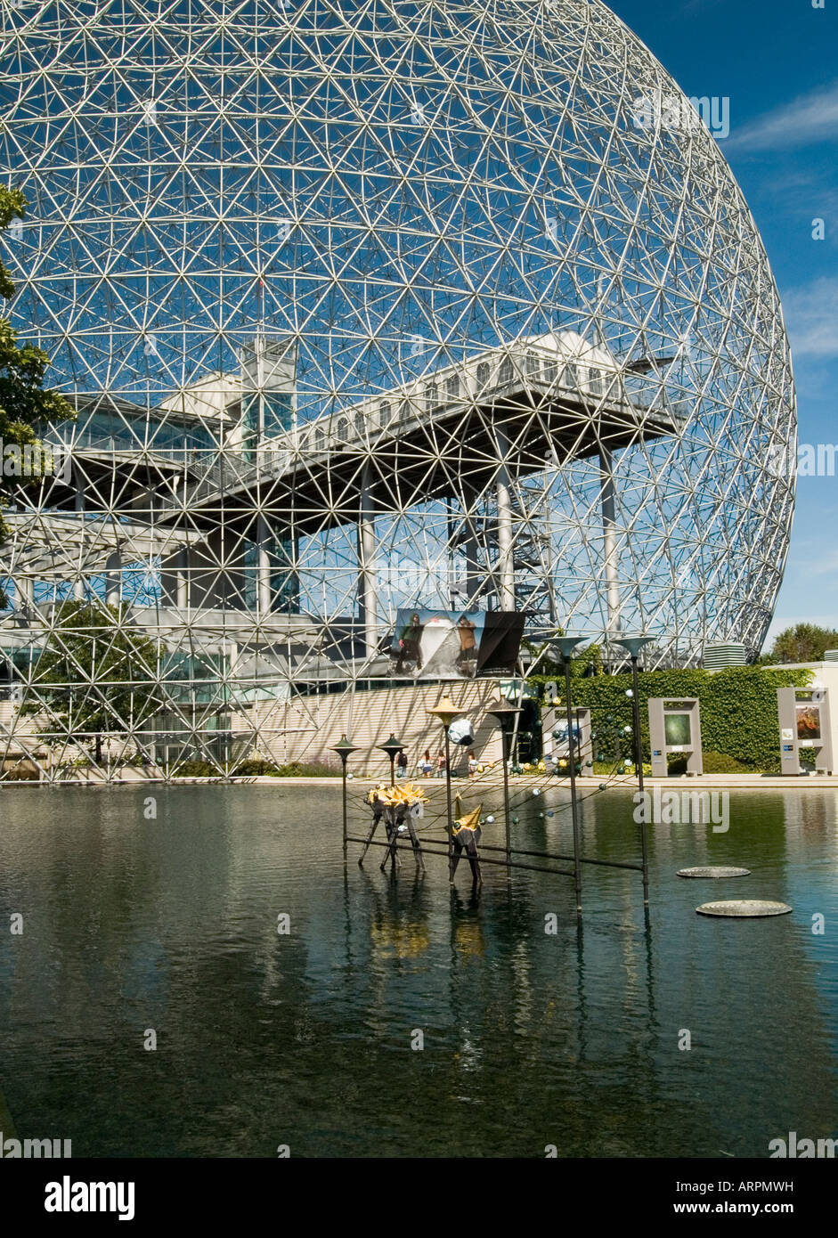 The Biosphere on Ile Sainte Helene, Montreal Quebec Canada Stock Photo