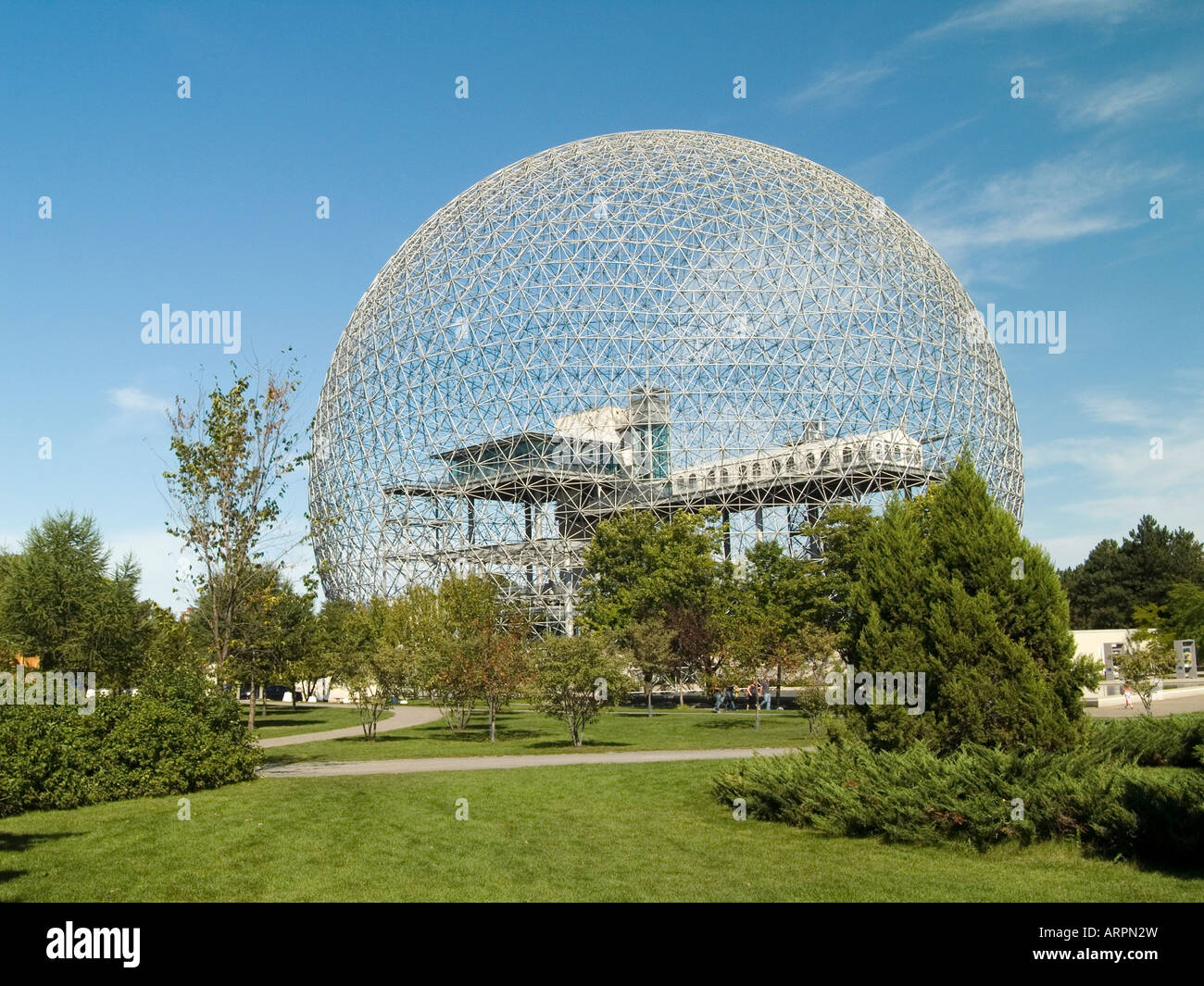 The Biosphere on Ile Sainte Helene, Montreal Quebec Canada Stock Photo