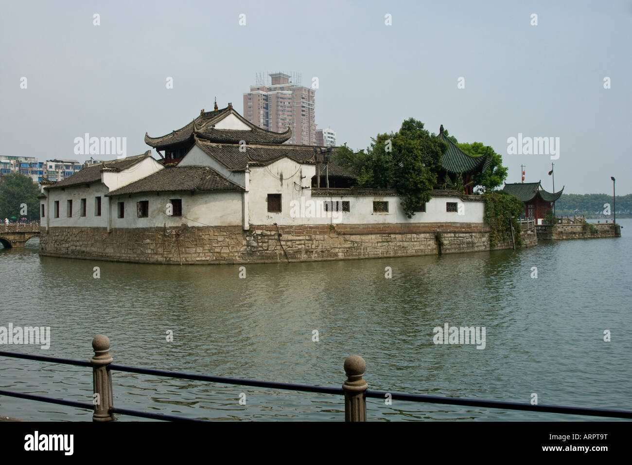 Yanshui Pavilion Jiujiang Jiangxi Province China Stock Photo